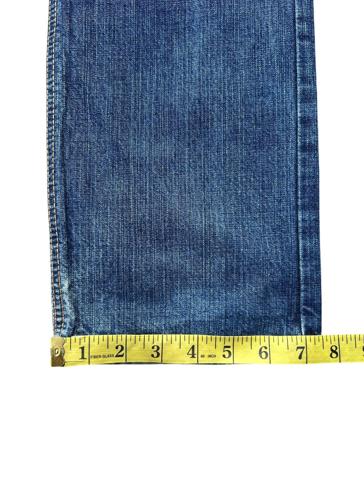 Kapital Vintage Edwin 505 Selvedge Buckle Back Distressed Denim Jean Size US 36 / EU 52 - 21 Thumbnail