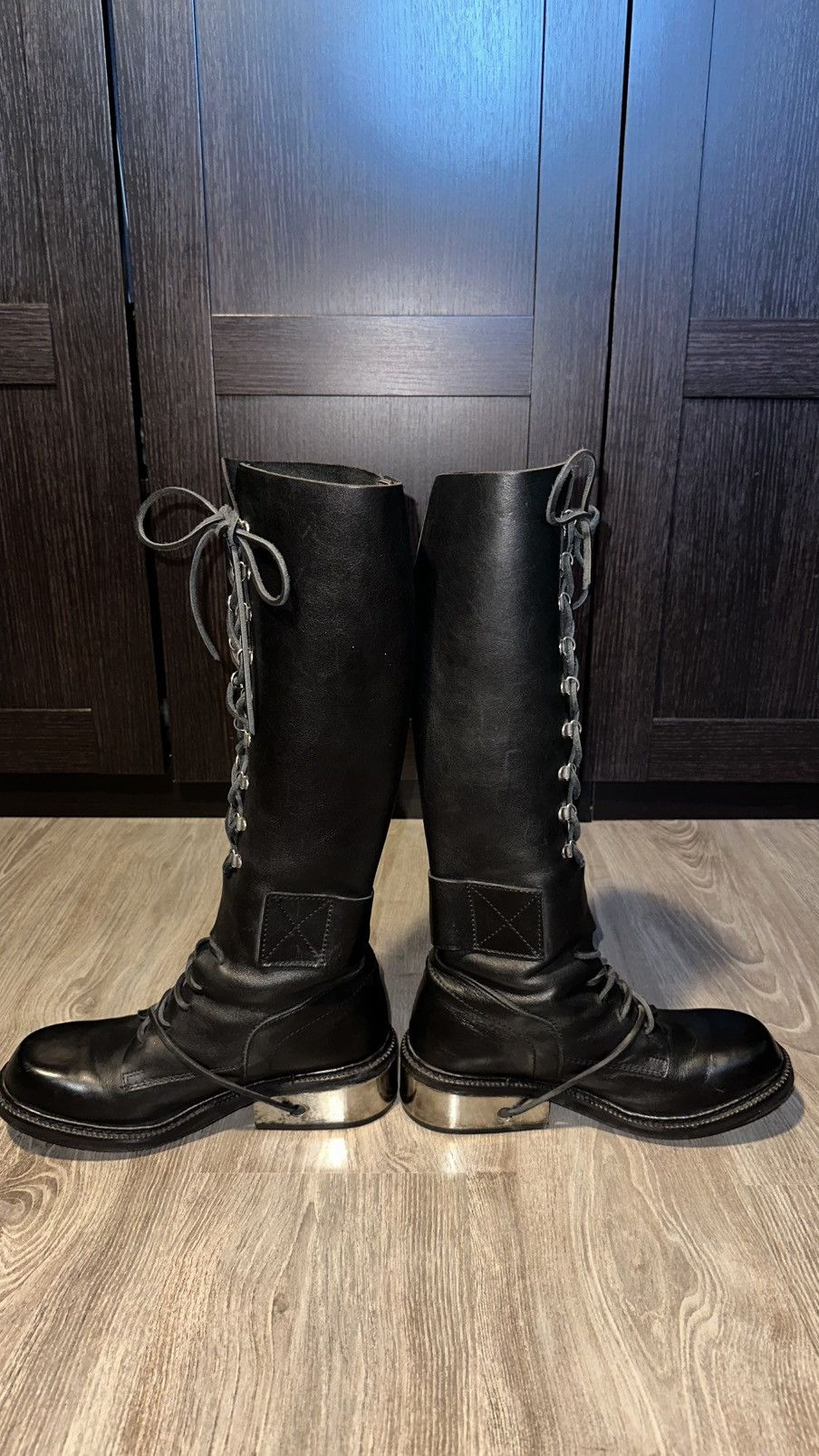 Dirk Bikkembergs Dirk Bikkemberg 90s Steel Hell Boots-ICONIC ARCHIVE GRAIL Size US 9 / EU 42 - 11 Thumbnail