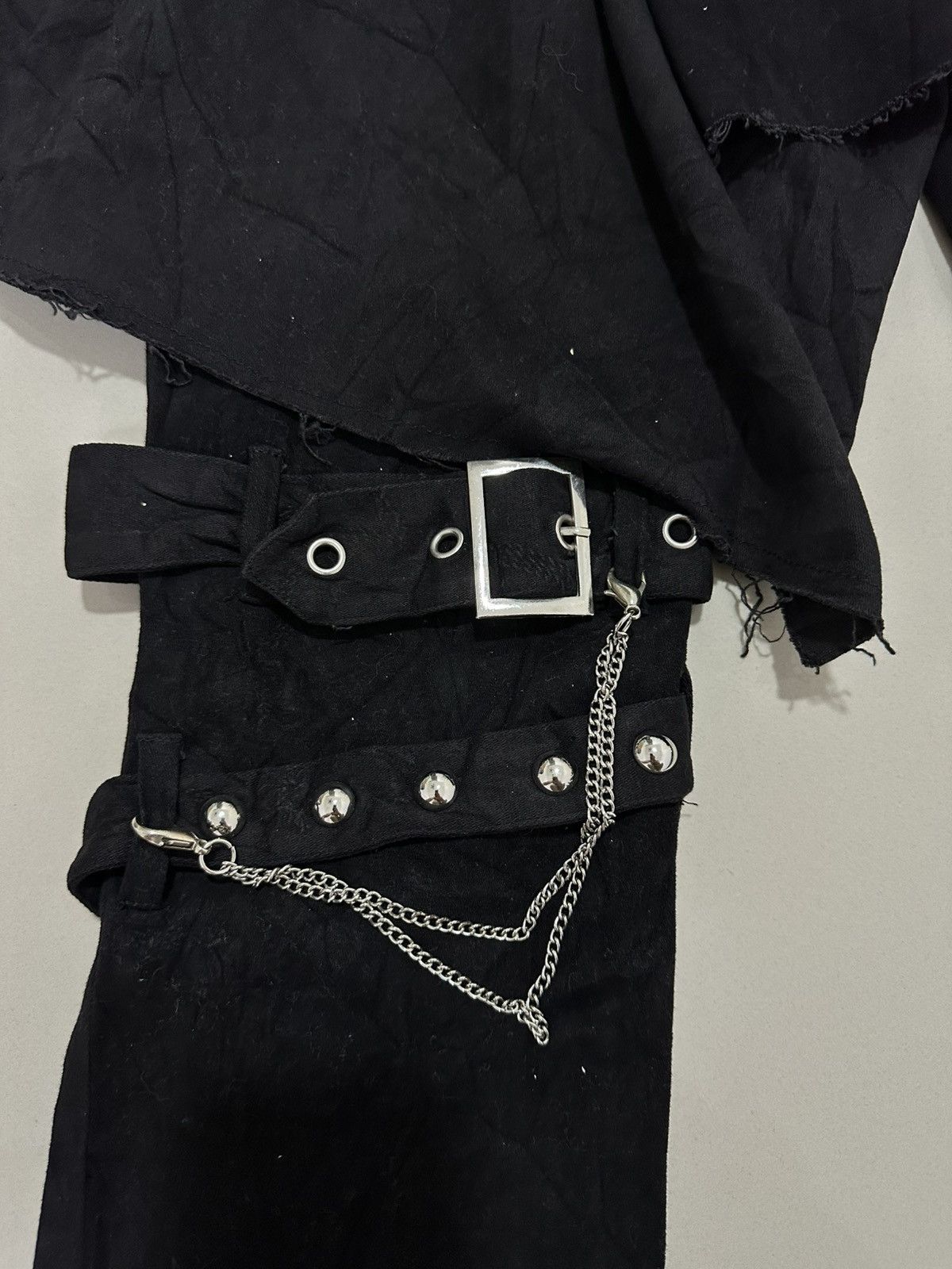 Japanese Brand Sex Pot Revenge Punk Pant Design Bondage Style Attc Skirt Size US 30 / EU 46 - 9 Thumbnail