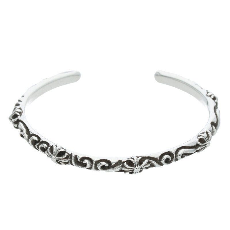 Chrome Hearts Chrome Hearts SBT Silver Bangle Bracelet Size ONE SIZE - 1 Thumbnail