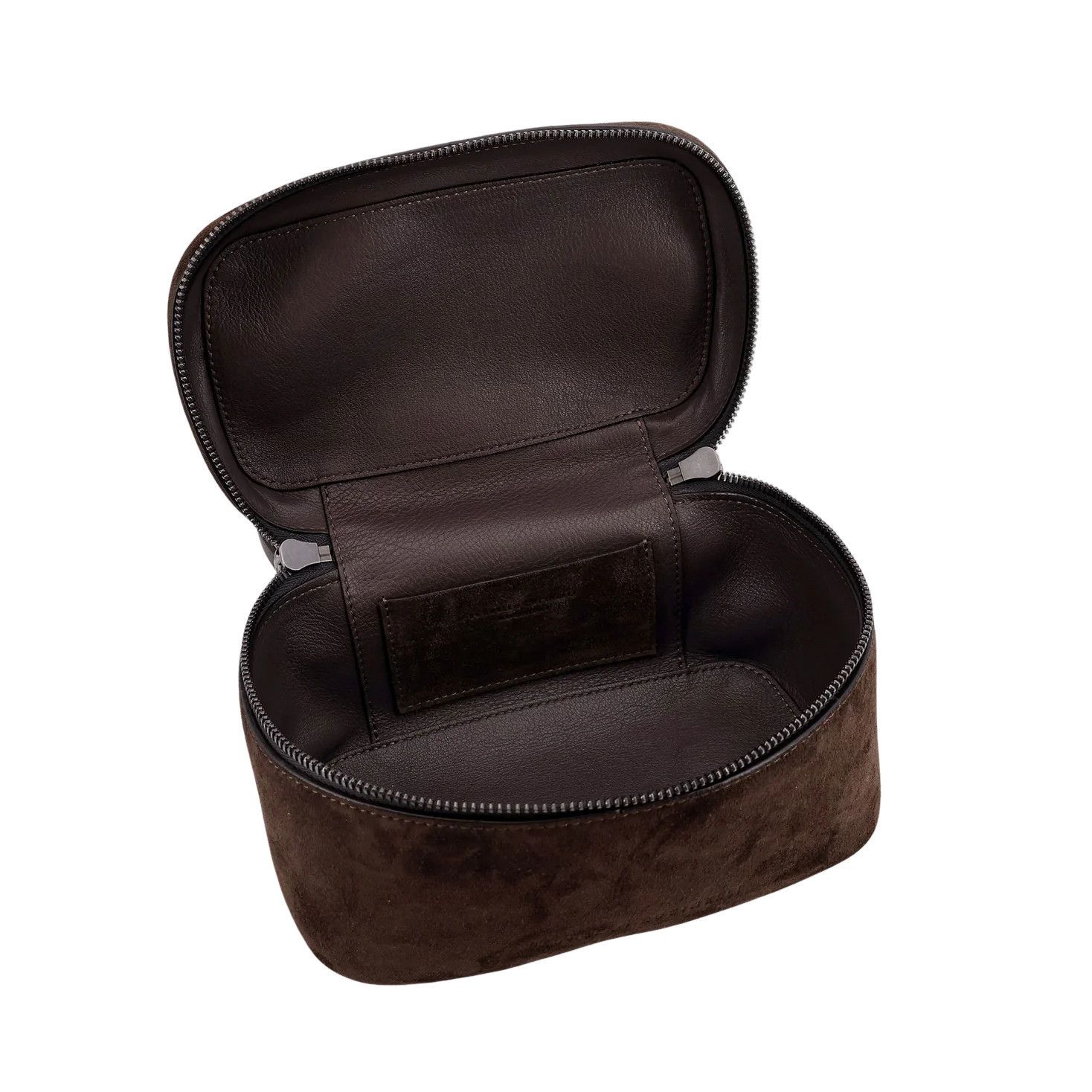 Brunello Cucinelli BRUNELLO CUCINELLI Brown Suede Vanity Bag New & Authentic Size ONE SIZE - 4 Thumbnail