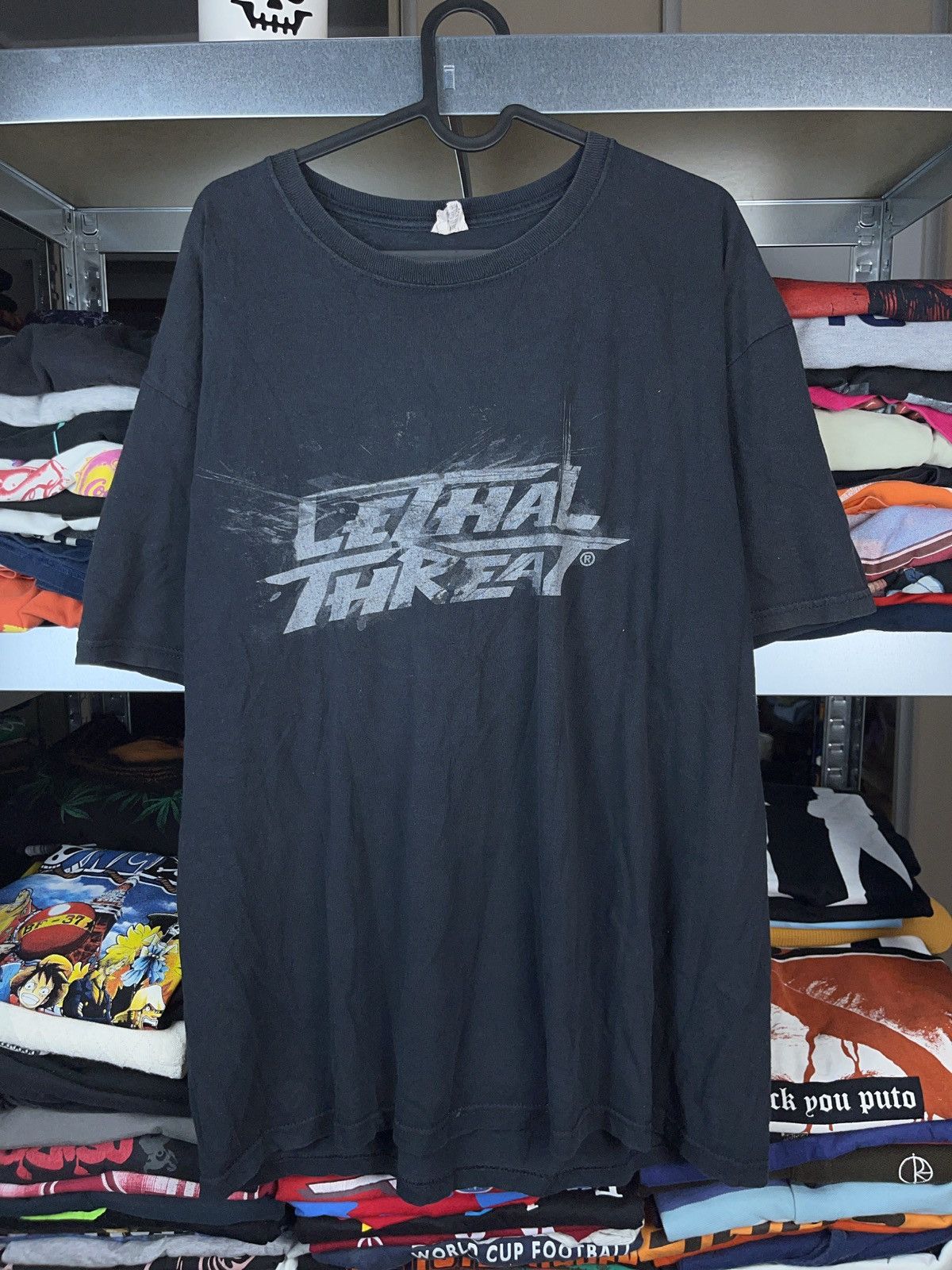 Vintage Vintage 00s lethal threat racing moto t-shirt y2k Size US XL / EU 56 / 4 - 2 Thumbnail