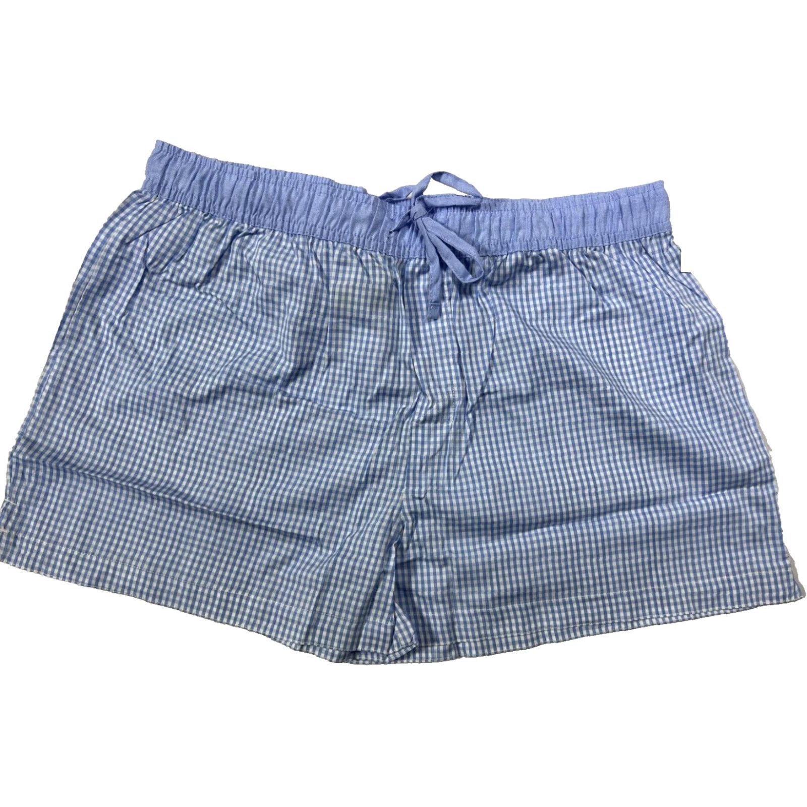 Vintage CYZ Boxers Men 100% Cotton Poplin 4 PCS Grey & White / Light Blue & White Medium Adult Mens Size 40R - 2 Thumbnail