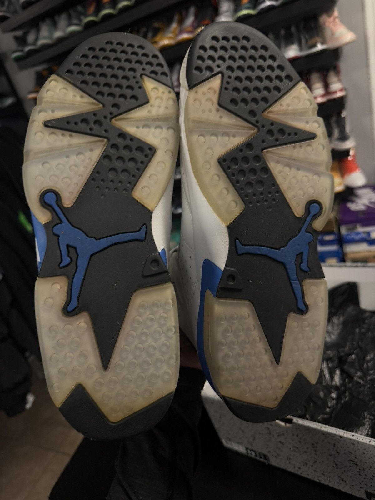 Jordan Brand × Nike Nike Air Jordan 6 Retro Sport Blue 2014 Men's Size 12 Size US 12 / EU 45 - 15 Thumbnail