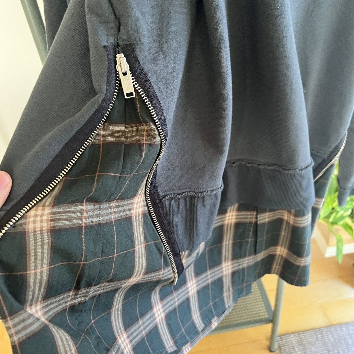 Undercover Check Detail Crew Sweat Size US XL / EU 56 / 4 - 7 Thumbnail