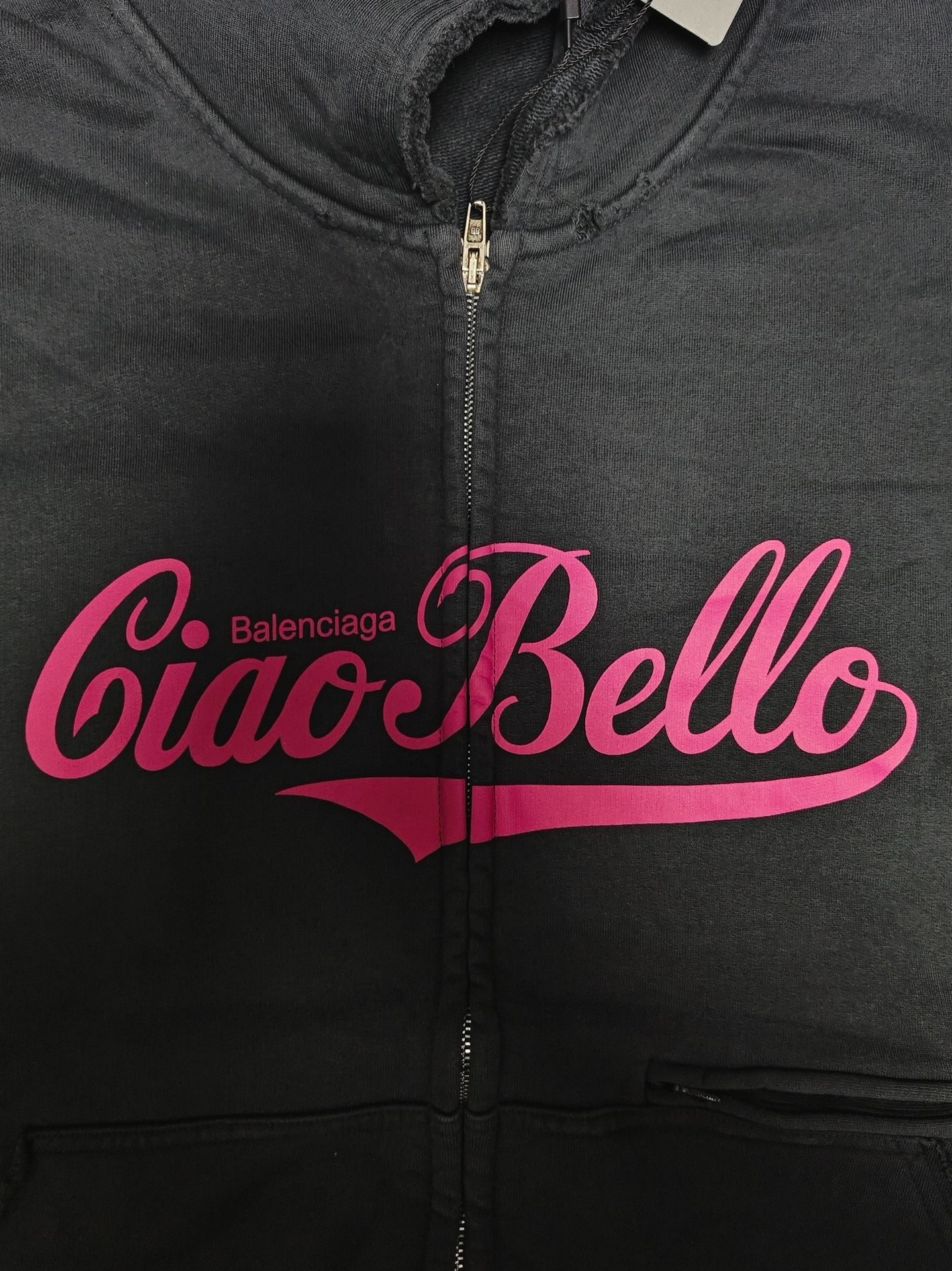 Balenciaga Balenciaga 24 winter CIAO BELLO Zip Hoodie 2501-Nextarrow Size US S / EU 44-46 / 1 - 4 Thumbnail