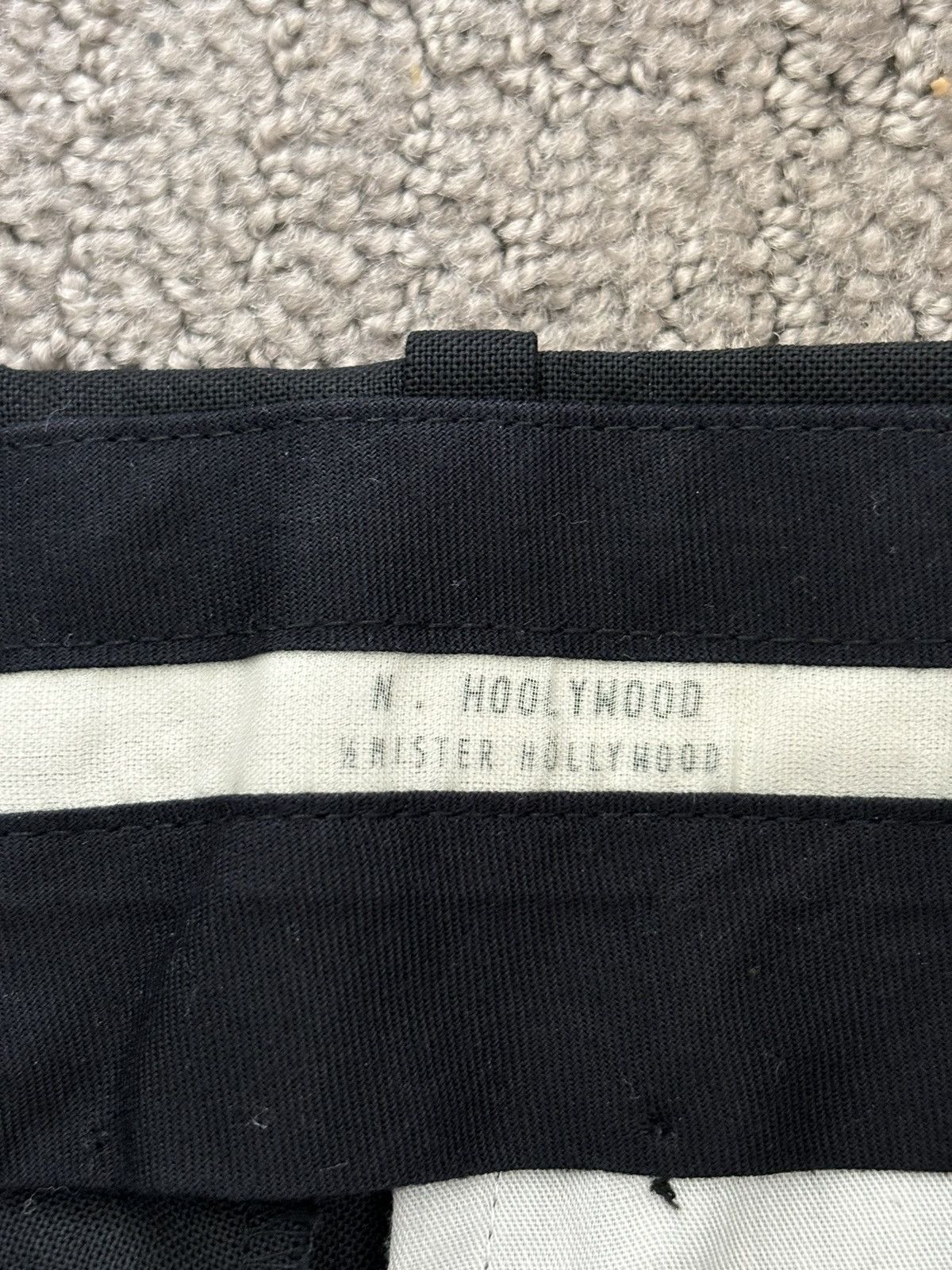 N.Hoolywood Black Slim Tapered Trousers Size US 30 / EU 46 - 4 Thumbnail