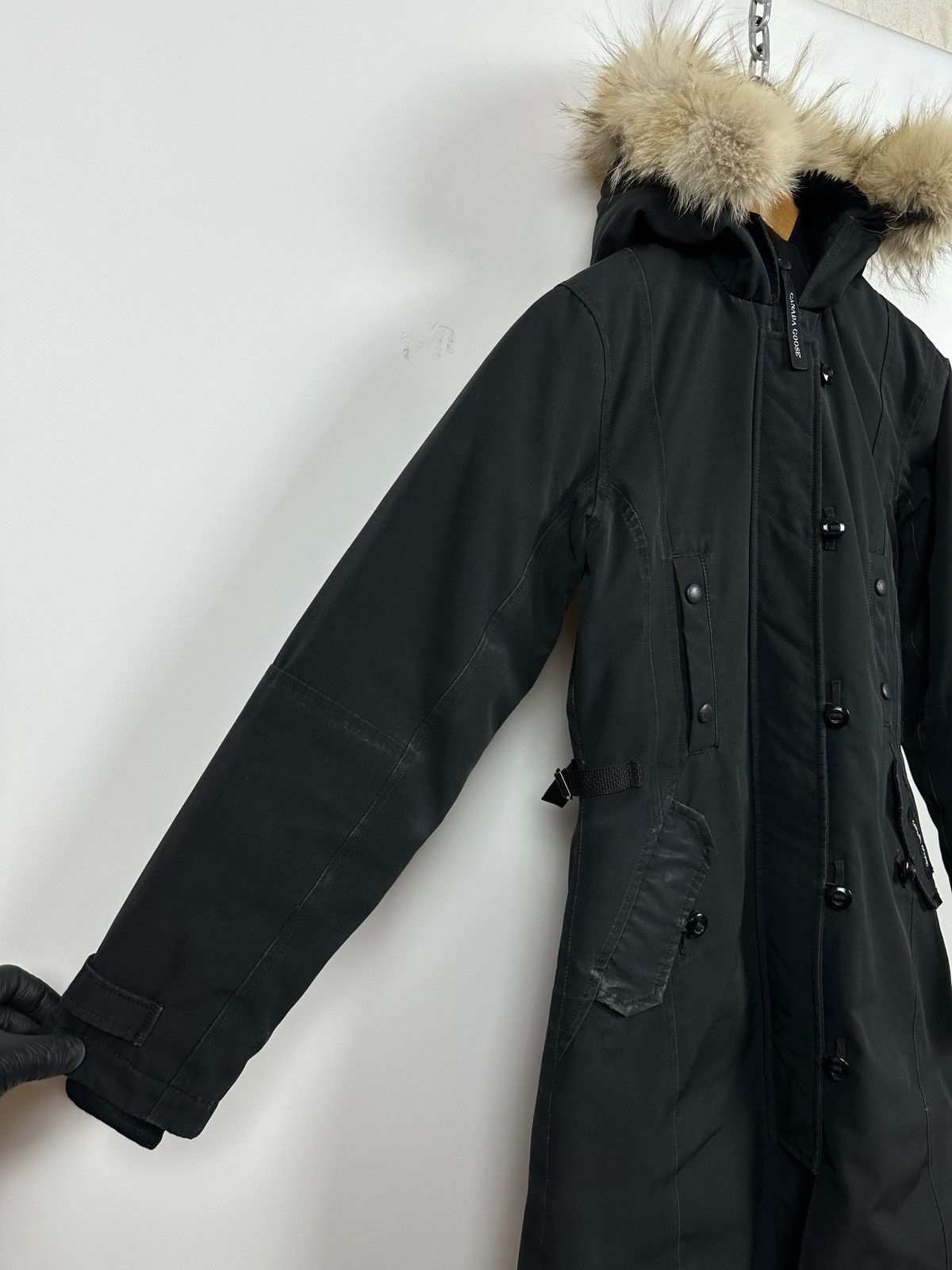 Canada Goose Canada Goose Kensington Black Down Parka Jacket Size XS / US 0-2 / IT 36-38 - 7 Thumbnail