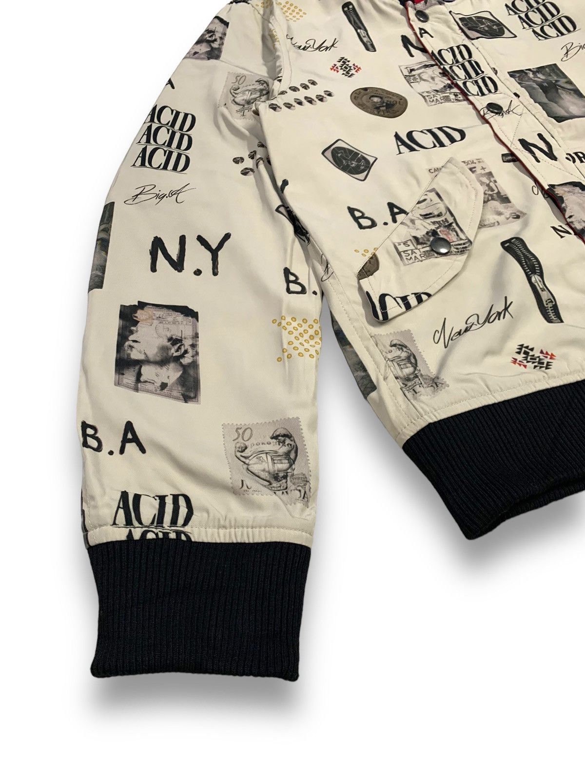 Hysteric Glamour Japanese Brand JackRose Full Print Reversible Bomber Jacket Size US M / EU 48-50 / 2 - 12 Thumbnail
