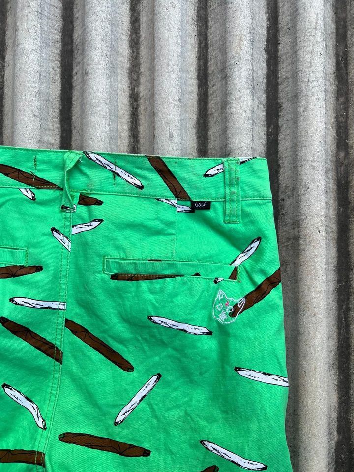 Golf Wang × Odd Future × Tyler The Creator Golf wang blunt / joint short pants Size US 29 - 4 Thumbnail