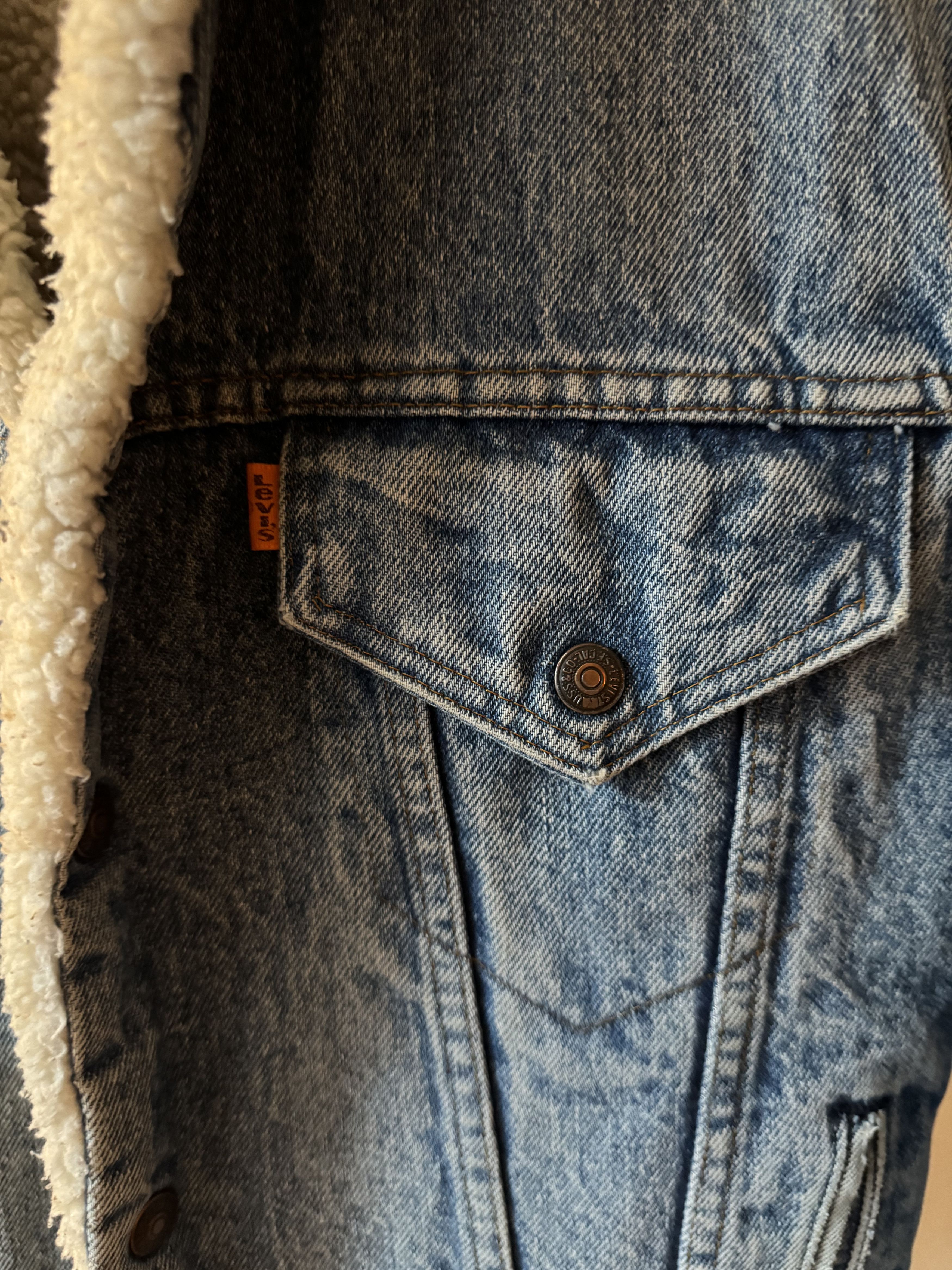 Levi's Vintage Clothing Vintage Levi’s Orange Label Sherpa Jacket Size US L / EU 52-54 / 3 - 2 Thumbnail