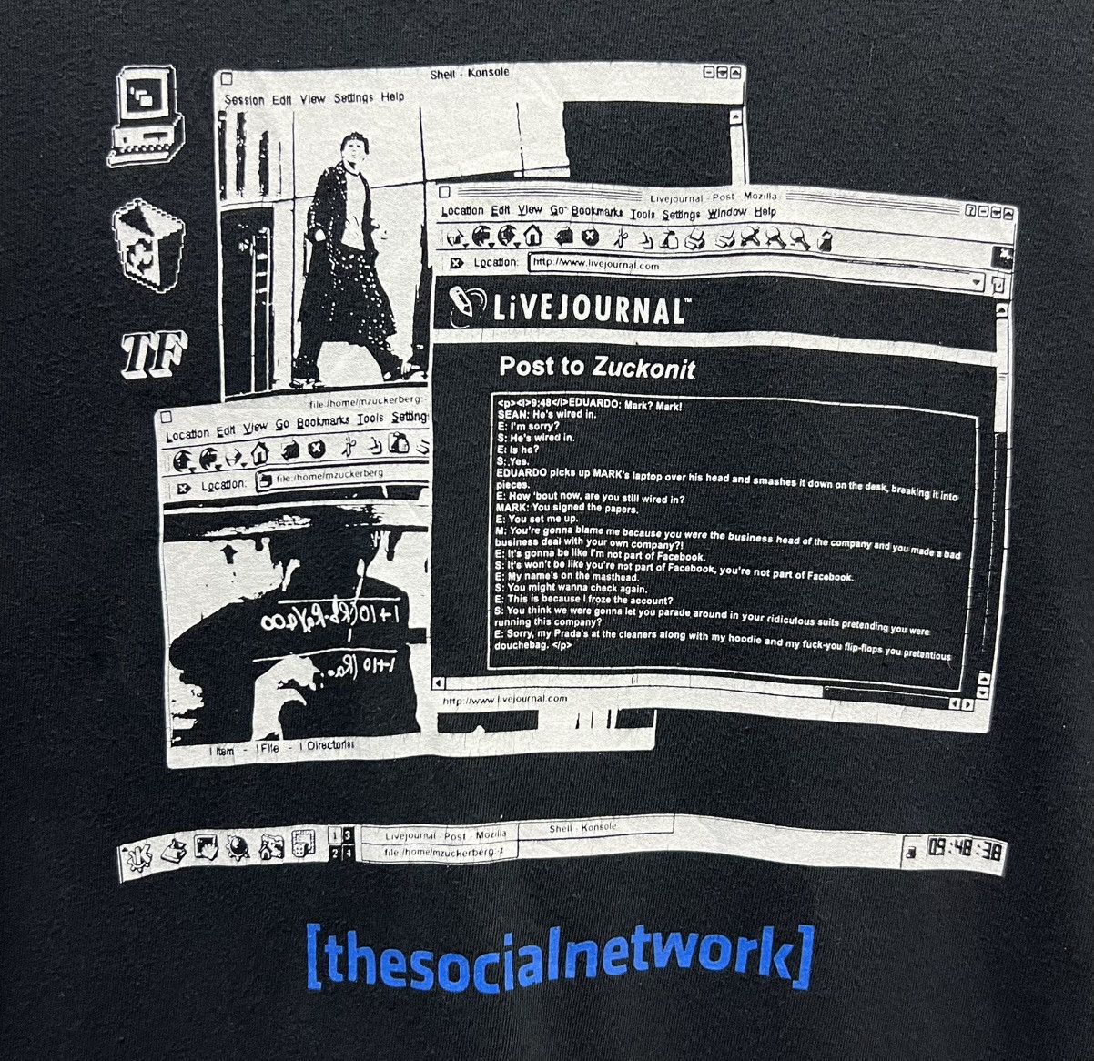 Vintage VINTAGE TF THE ONLY MERCH THAT MATTERS SHIRT Size US M / EU 48-50 / 2 - 3 Thumbnail