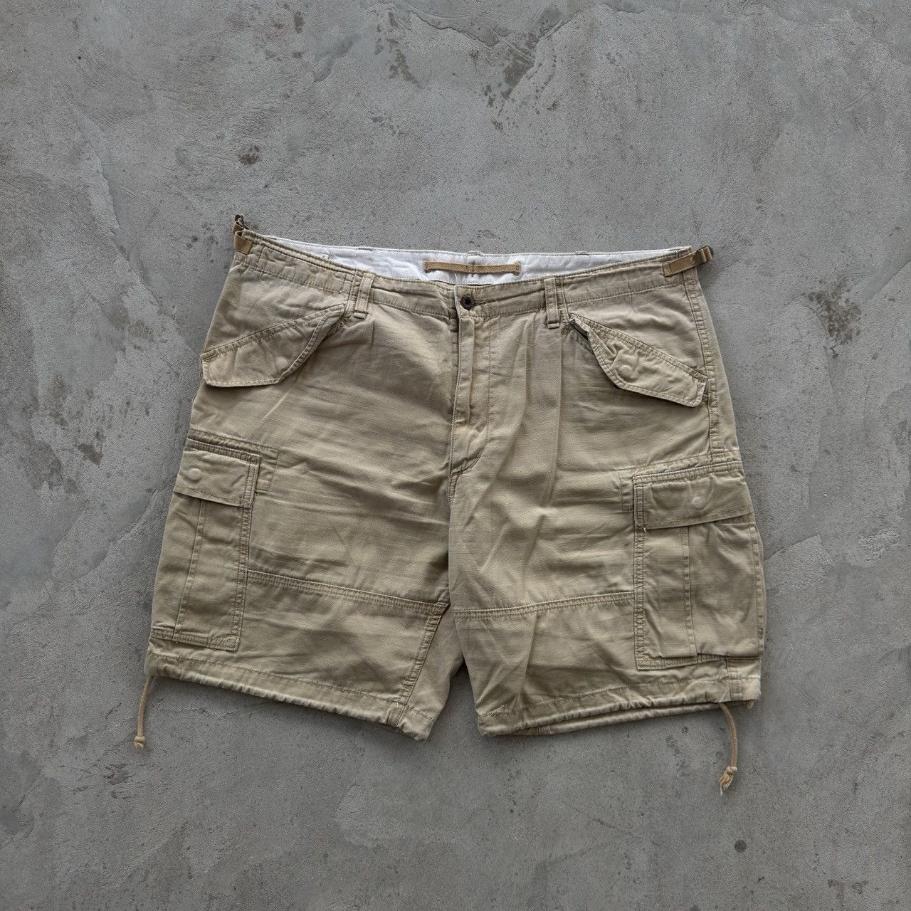 Polo Ralph Lauren Vintage Polo Ralph Lauren Tan Cargo Shorts Classic Fit Style Size US 40 / EU 56 - 1 Thumbnail