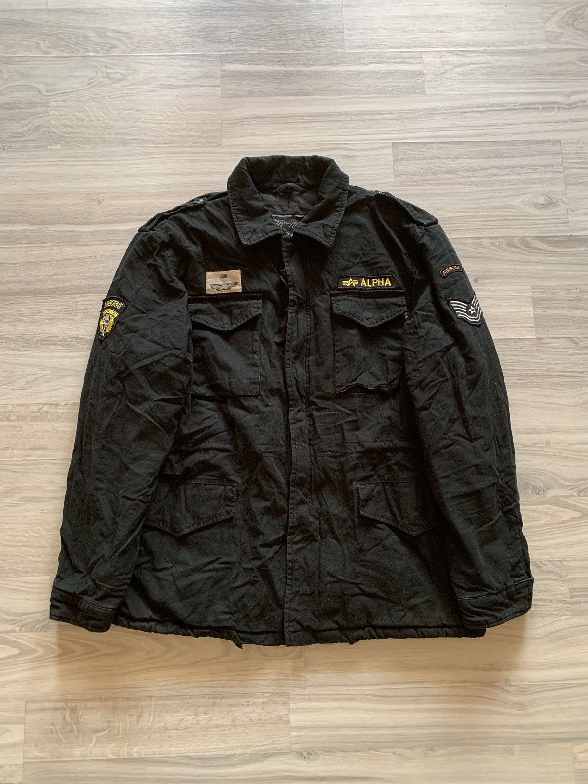 Alpha Industries Alpha Industries 50th Anniversary M-65 faded fly jacket Size US XL / EU 56 / 4 - 4 Thumbnail