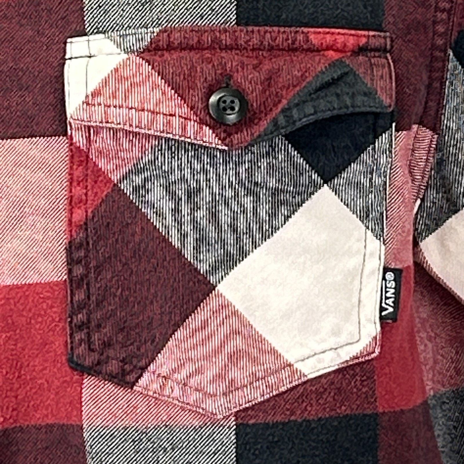 Vans Vans Flannel Button Front Shirt Red Check Plaid Skater Large Size US L / EU 52-54 / 3 - 4 Thumbnail