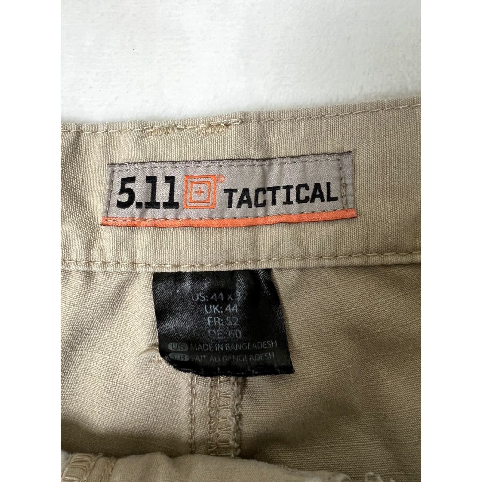 Vintage 5.11 Tactical Cargo Pants 44x32 Tan Beige Ripstop Canvas Cotton Regular Straight Pants Mens Army USA 5.11 Taclite Pro Cargo Pocket Size US 44 / EU 60 - 6 Thumbnail