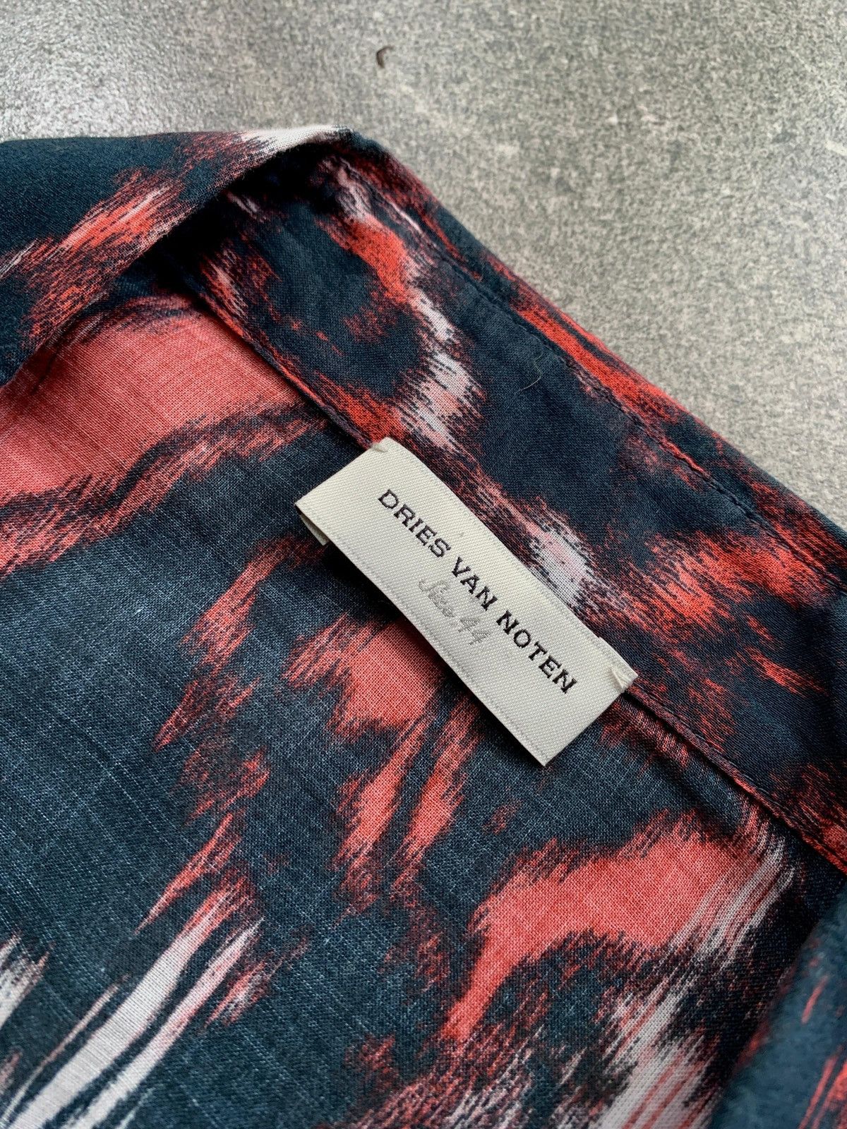 Dries Van Noten FREE IMPORT TAX Tie Dyed/Plaid Light Cotton Shirt Size US S / EU 44-46 / 1 - 7 Thumbnail