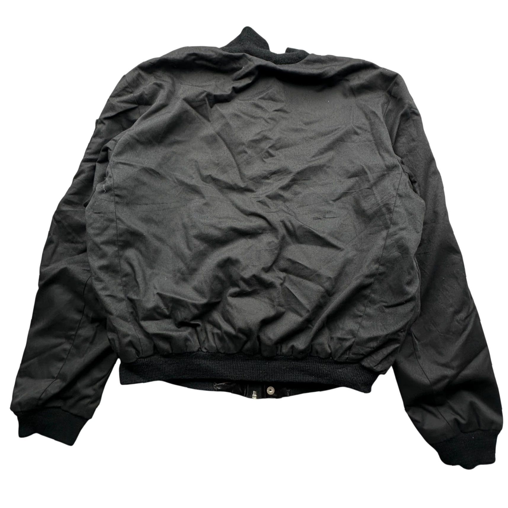 4SDESIGNS VINTAGE Doobie Brothers Farewell Tour LP Designs Mary Bassel Jacket Bomber Mens Medium Black 80s Music Zip Pockets Embroidered Full Zip Size US M / EU 48-50 / 2 - 2 Thumbnail
