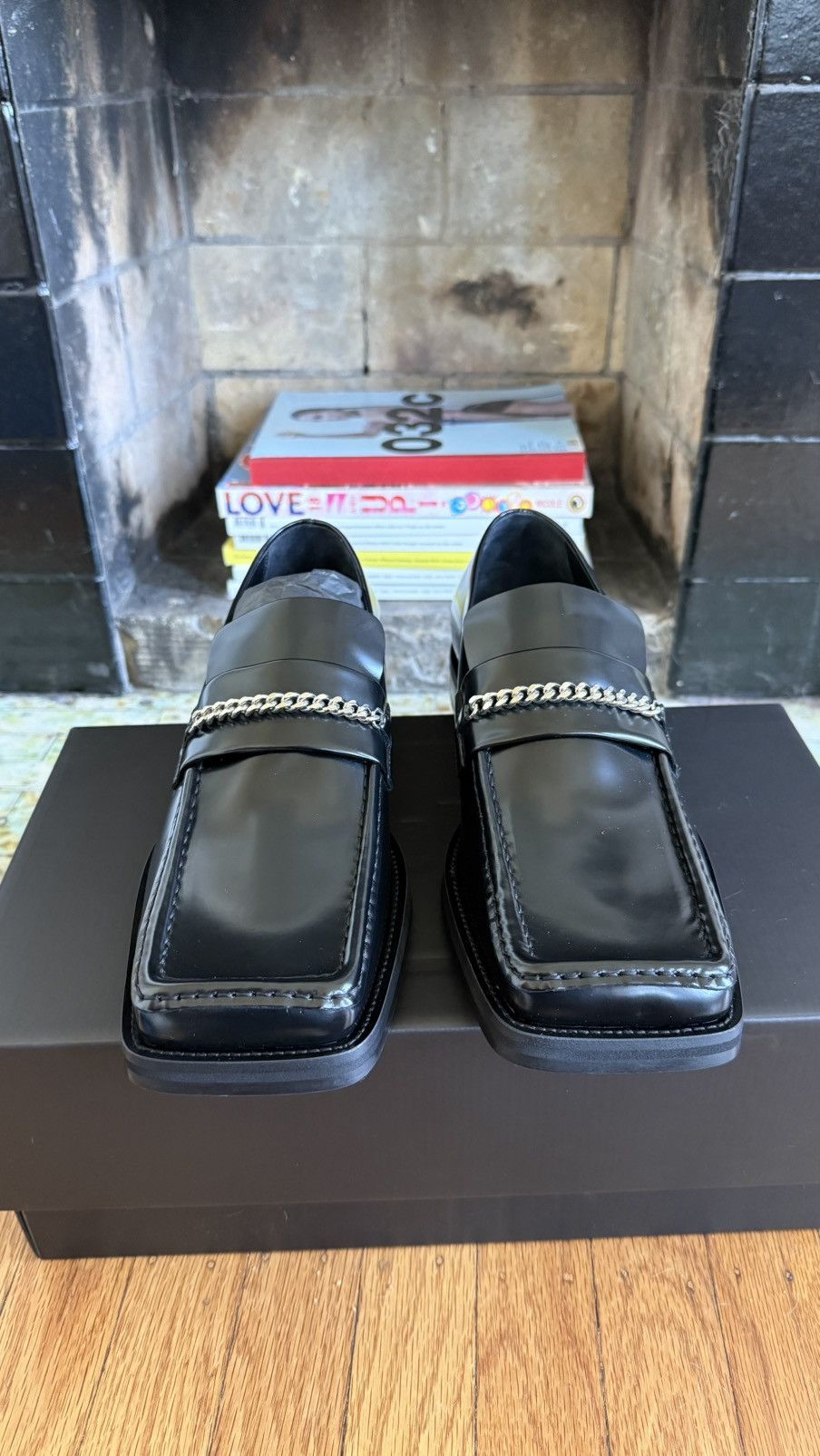 Martine Rose Square Toe Chain Loafers Size US 10 / EU 43 - 1 Thumbnail