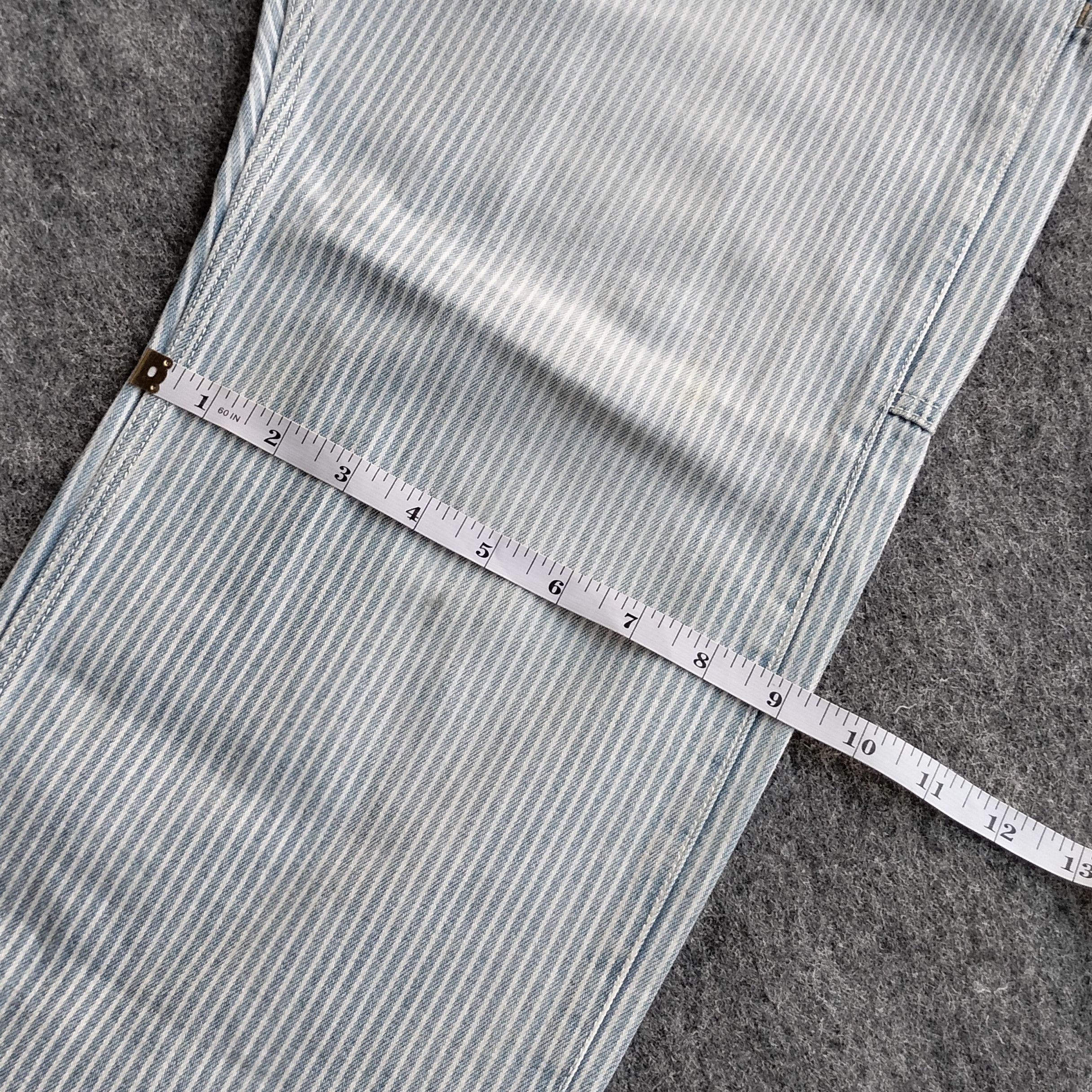 Issey Miyake Tsumori chisato "lucky" carpenter hickory pants Size US 31 - 17 Thumbnail