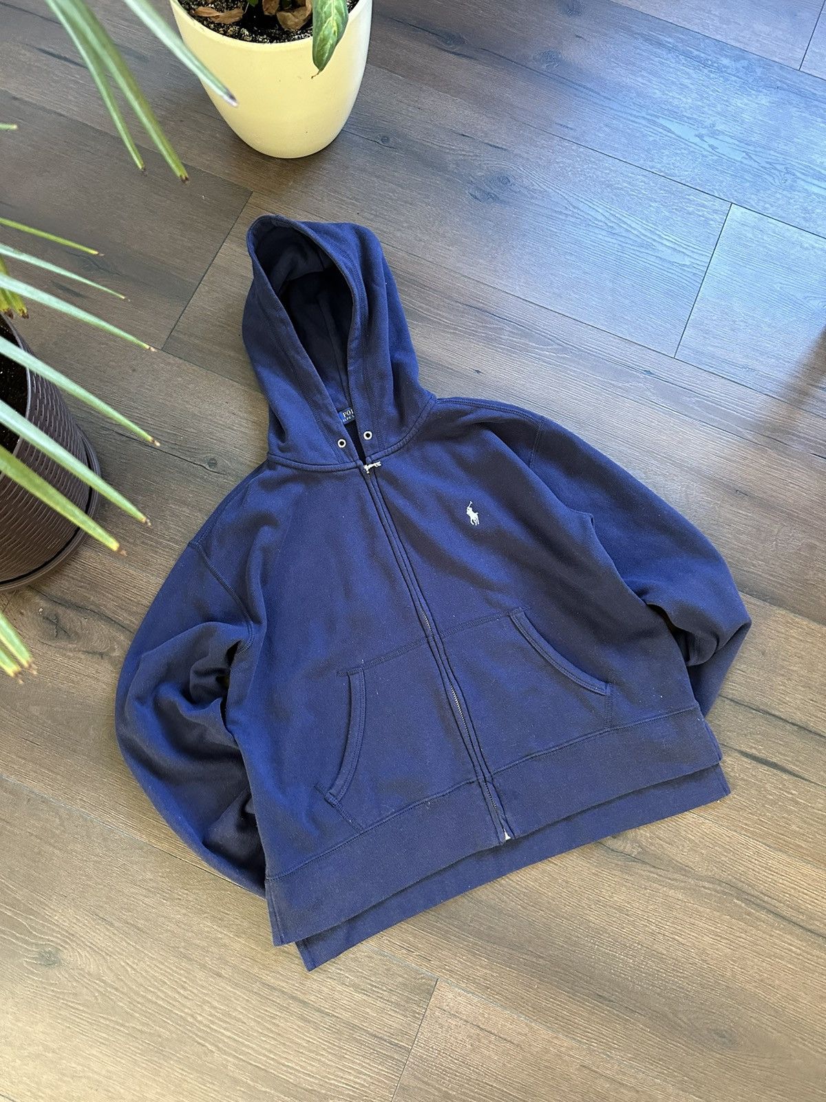 Polo Ralph Lauren Vintage Polo Ralph Lauren Zip Hoodie Logo Size US M / EU 48-50 / 2 - 2 Thumbnail
