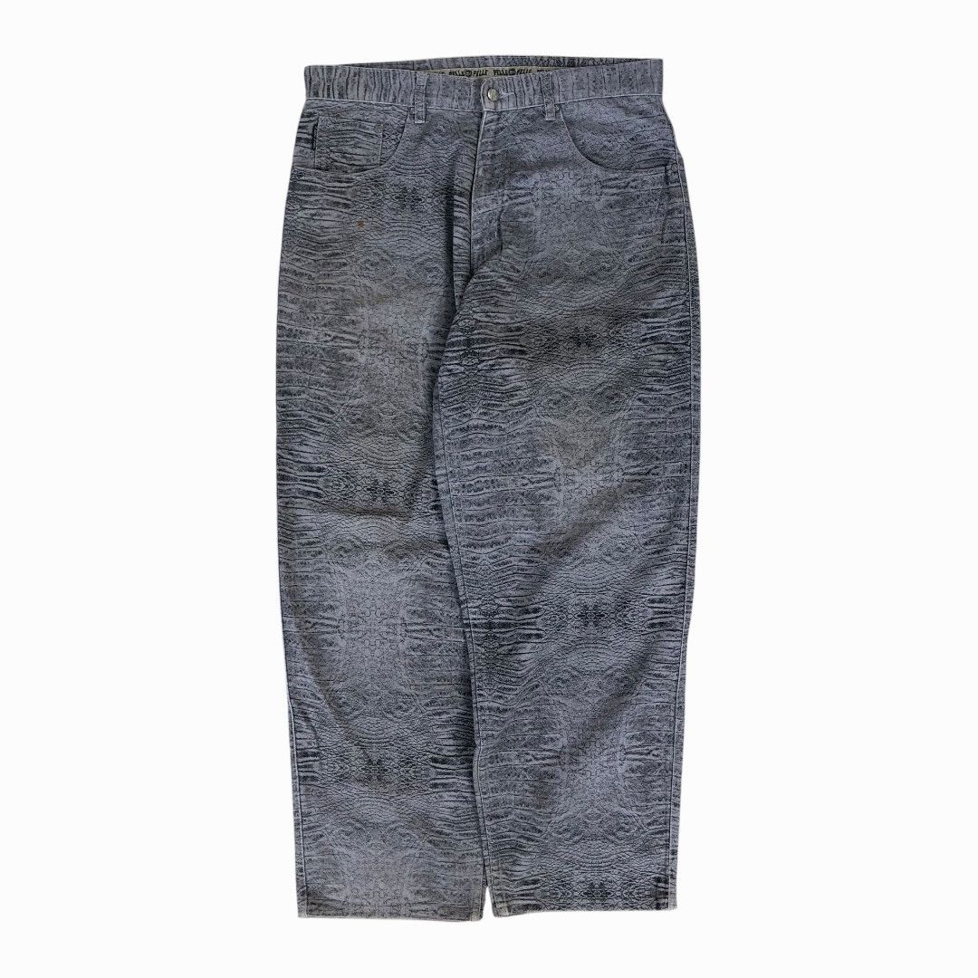 Pelle Pelle Y2k Pelle Pelle Croc Skin Baggy Pants Size US 36 / EU 52 - 2 Thumbnail