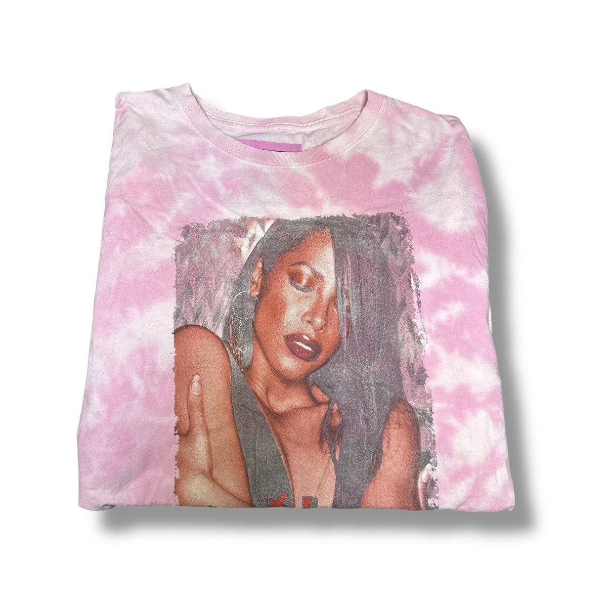 Other Aaliyah Pink Tie Dye Graphic Tshirt Size Large - "Ashlee" Size US L / EU 52-54 / 3 - 1 Thumbnail