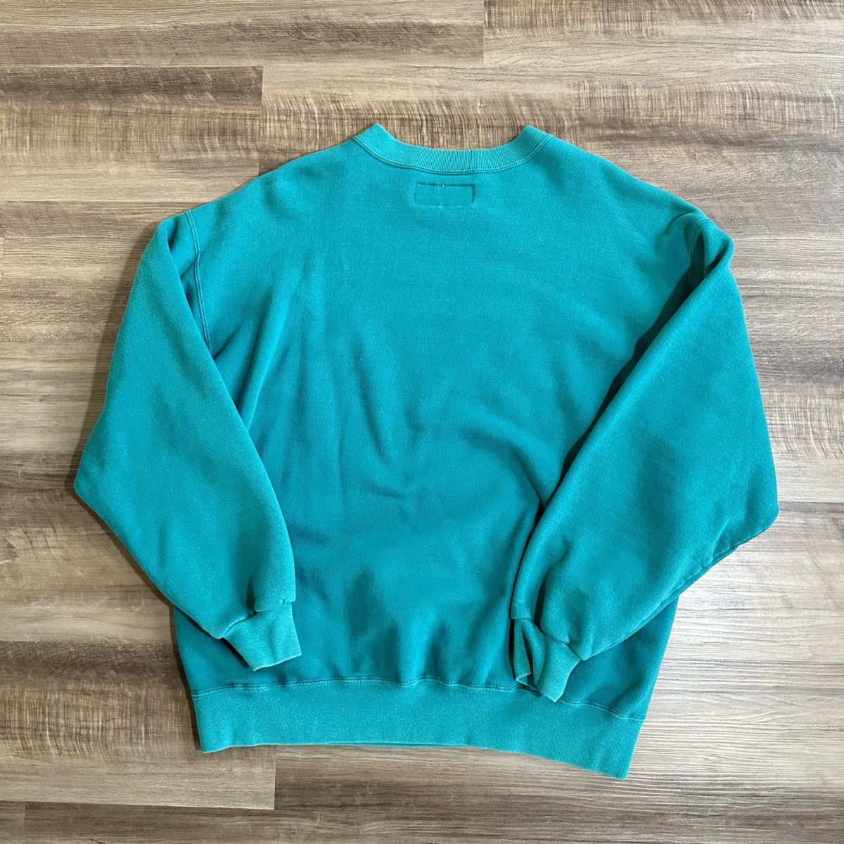 Vintage Vintage Faded Green Russell Heavyweight Crewneck Size XL Size US XL / EU 56 / 4 - 5 Thumbnail
