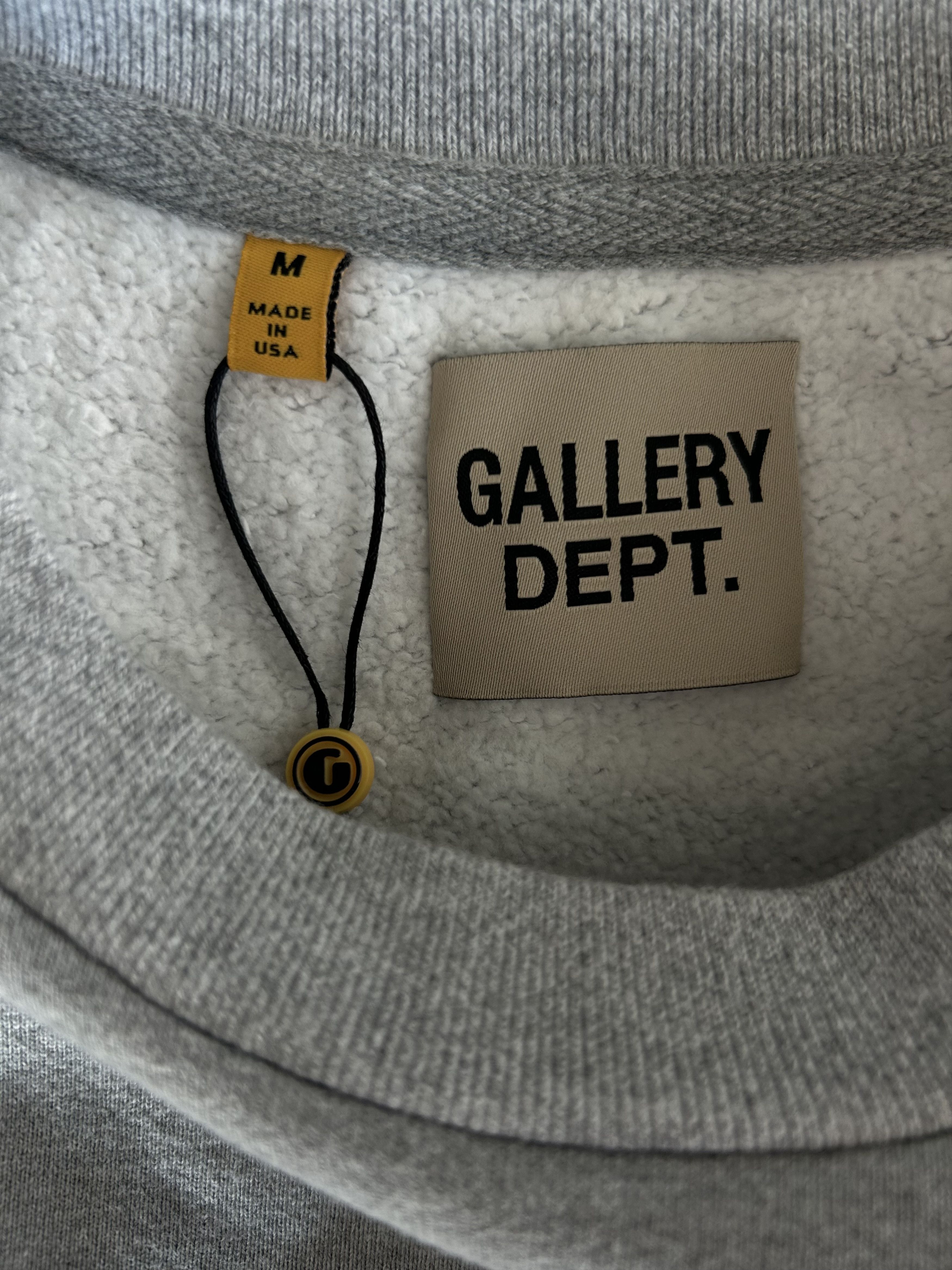 Gallery Dept. Gallery Dept Grey & Black Dept Boxing Logo Sweater Size US S / EU 44-46 / 1 - 3 Thumbnail