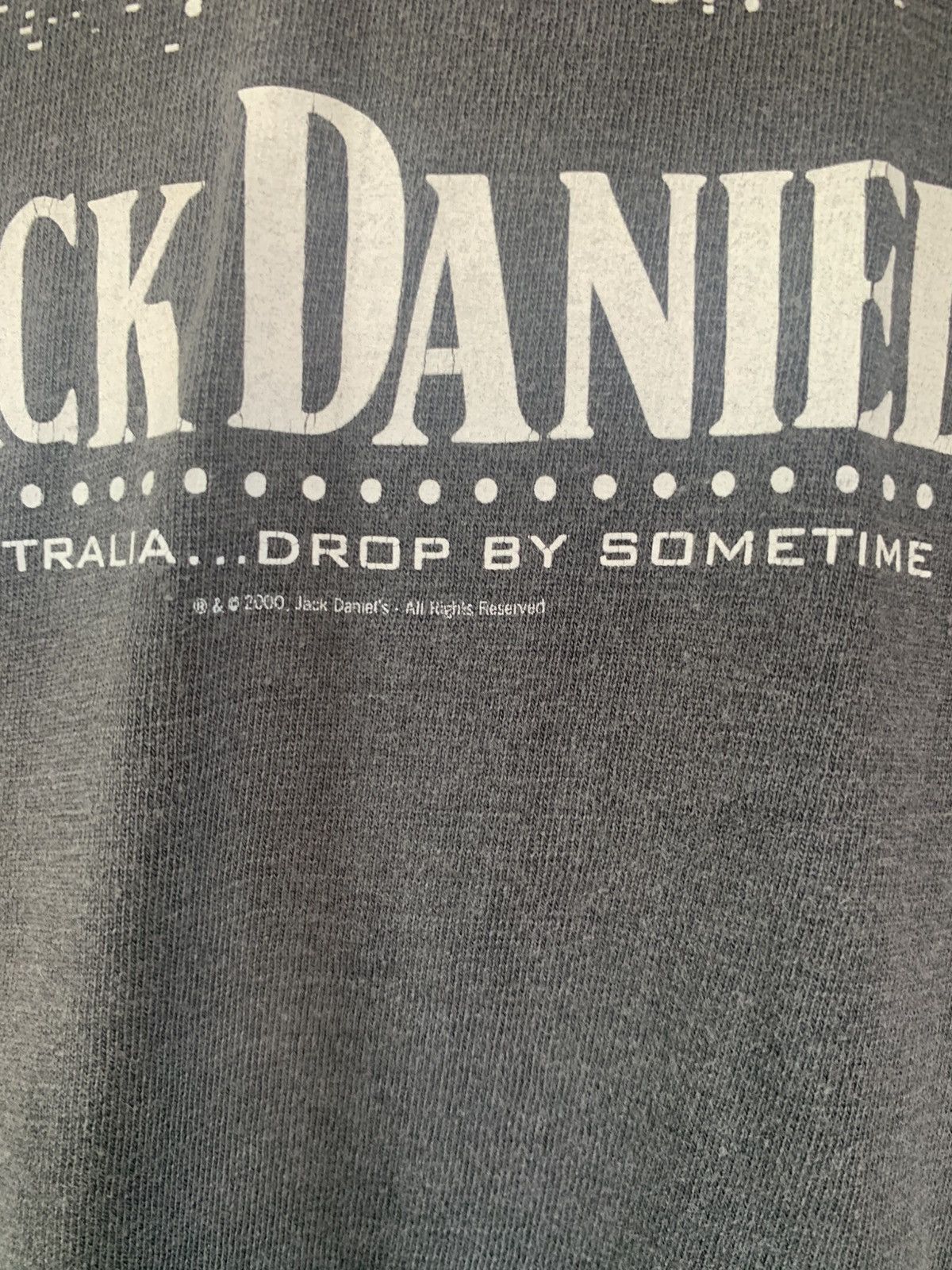Vintage Vintage 2000 Jack Daniels T shirt Size US L / EU 52-54 / 3 - 3 Thumbnail