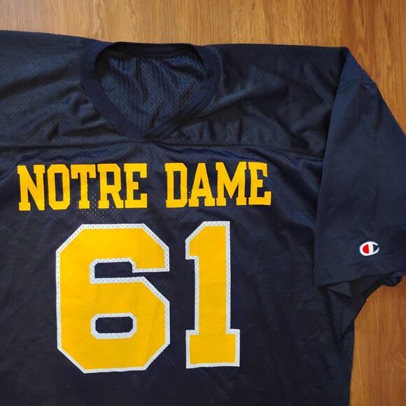 Champion Vintage Champion Notre Dame Fightin' Irish Football Jersey Size US XL / EU 56 / 4 - 2 Thumbnail