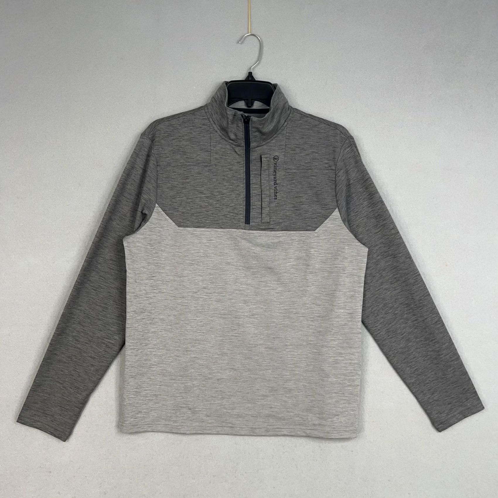Vineyard Vines VINTAGE Vineyard Vines Pullover Shirt Mens Small Gray OTG On The Go Shep 1/4 Zip Sports Reg Mens Size US S / EU 44-46 / 1 - 2 Thumbnail