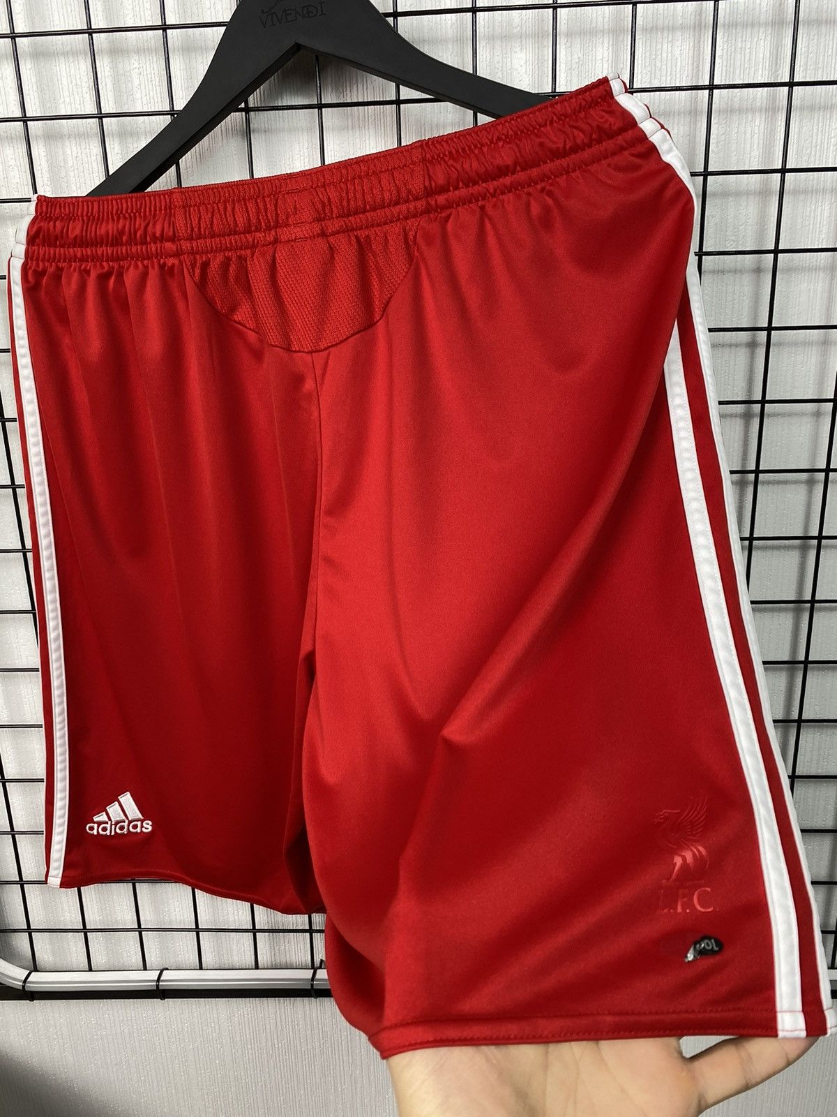 Adidas Liverpool red shorts Adidas XL 2008 2009 Men home kit Size US 36 / EU 52 - 12 Thumbnail