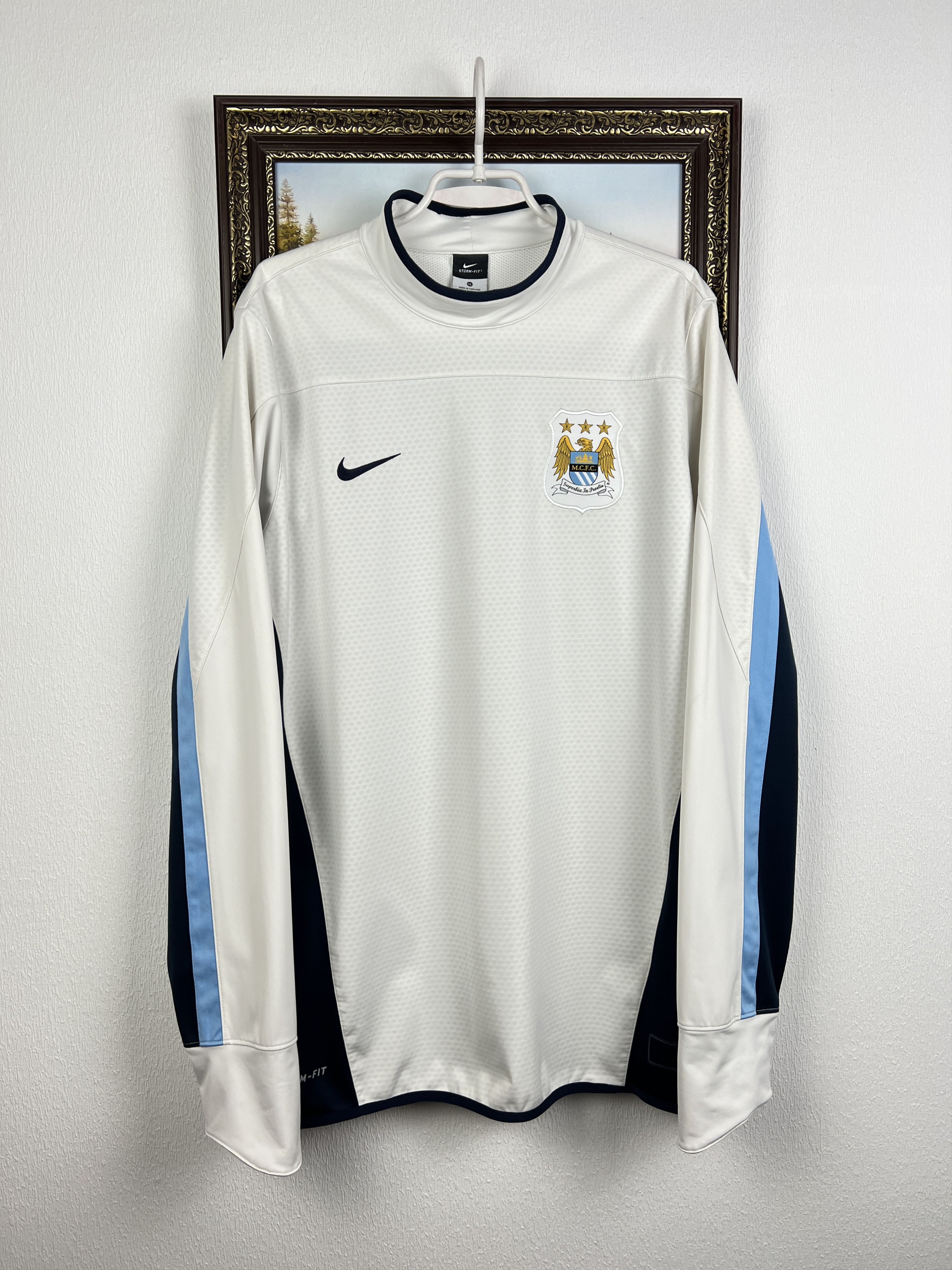 Nike Manchester City Football Train Sweatshirt Soccer Track Top Size US XL / EU 56 / 4 - 1 Thumbnail