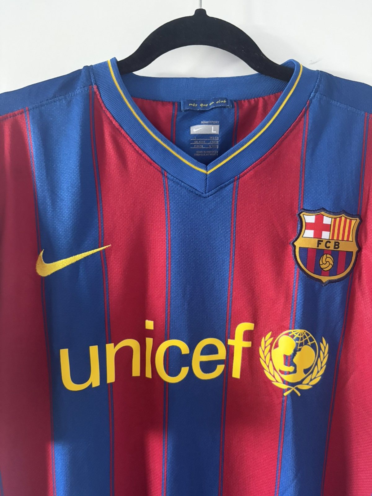 Barcelona nike 2009/2010 domowa Puyol — zdjęcie 6