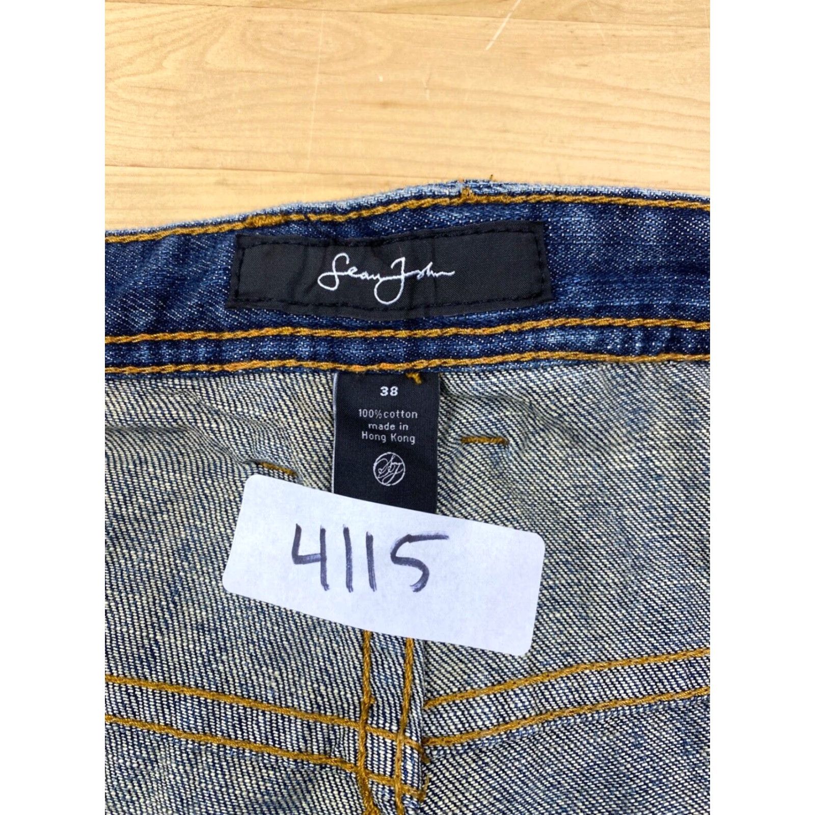 Sean John Sean John Denim Cargo Jeans Utlity 38x31 Blue Jeans Men 38 Inseam 31 Relaxed Straight Denim Blue 38 Mens Size US 38 / EU 54 - 4 Thumbnail