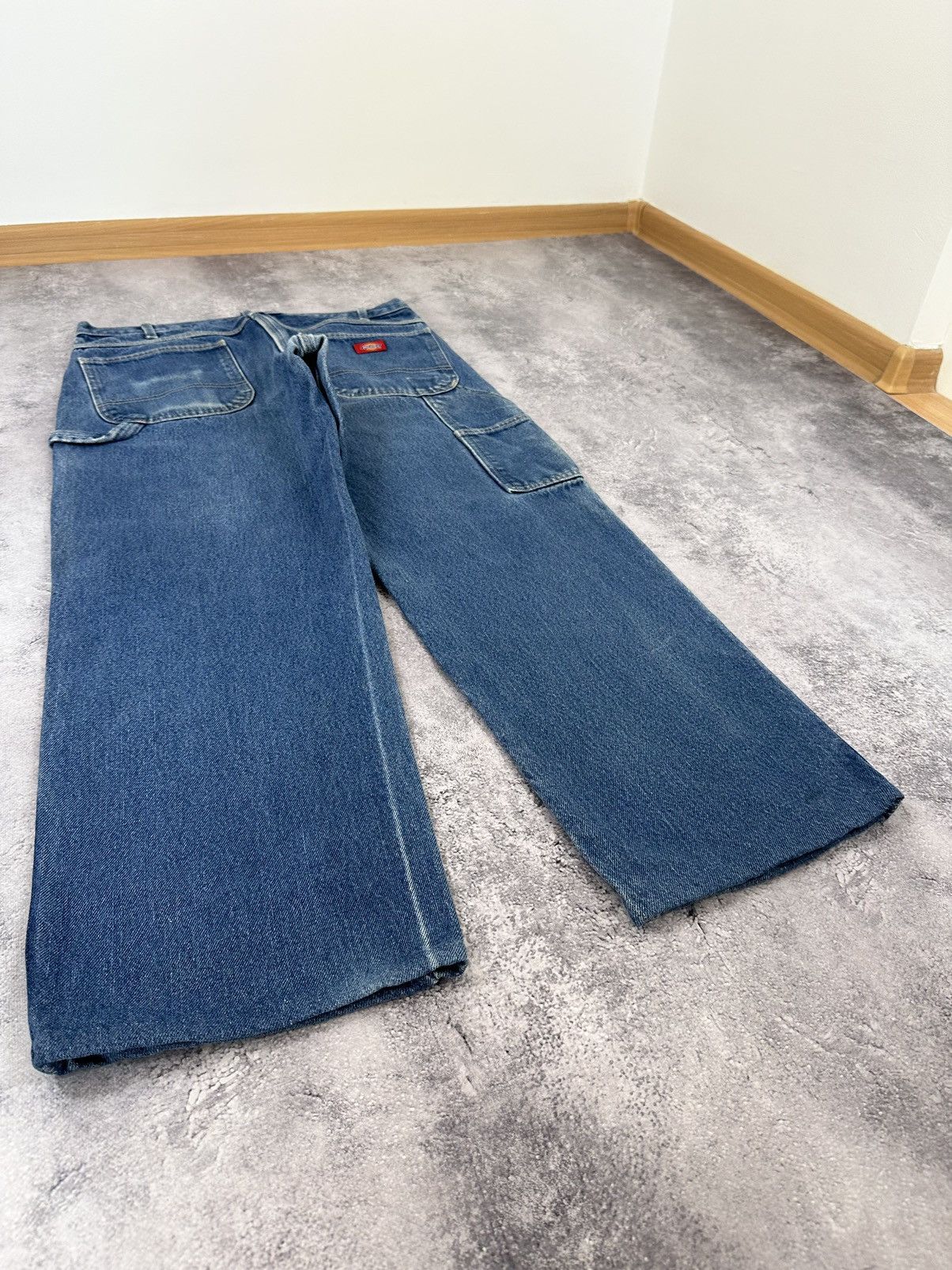 Dickies Vintage Dickies Stone Washed Denim Carpenter USA Work Pants Size US 36 / EU 52 - 3 Thumbnail