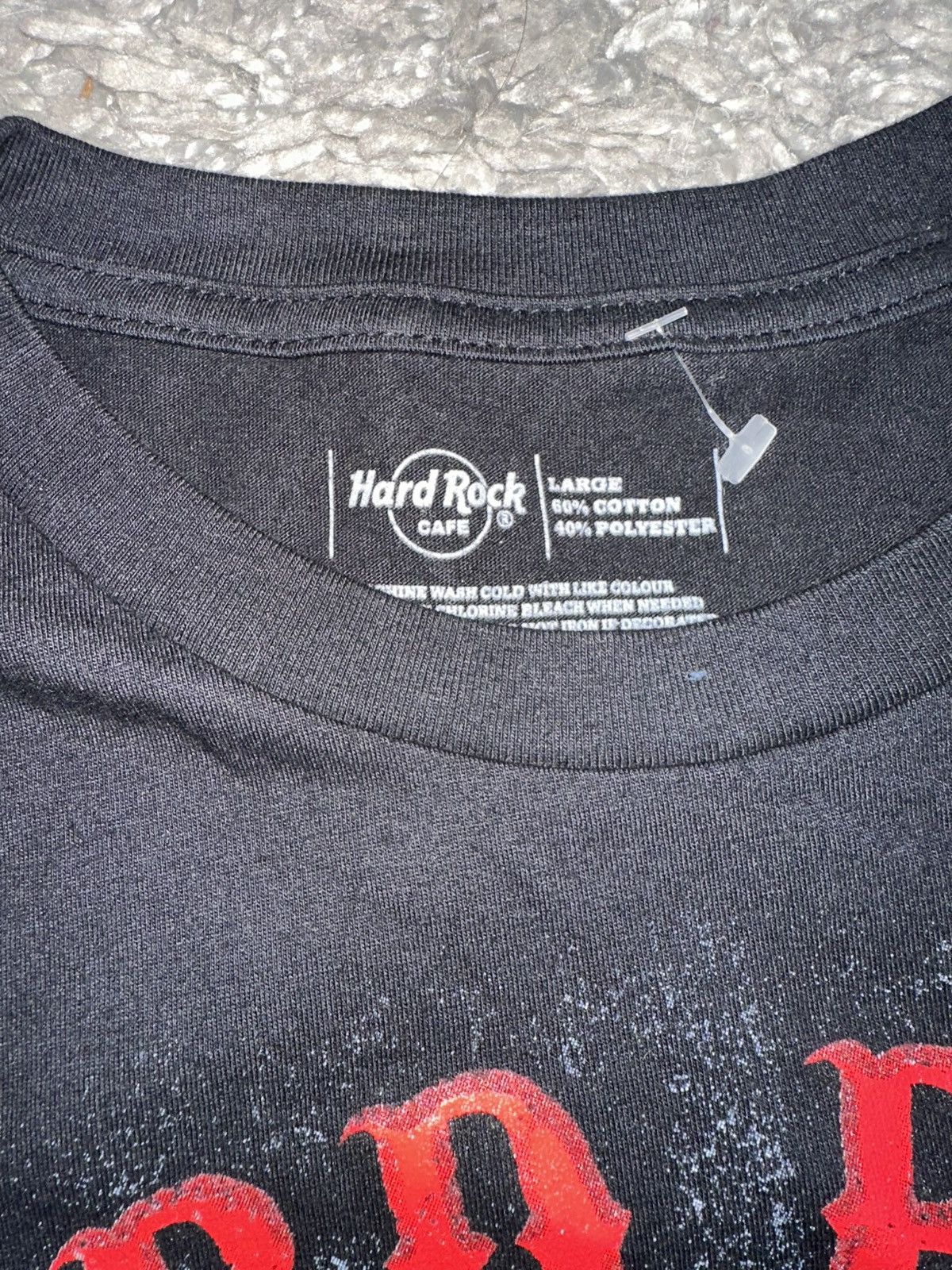 Hard Rock Cafe Hard Rock Cafe London Vintage 90s Shirt Mens Sz L Black Size US L / EU 52-54 / 3 - 3 Thumbnail