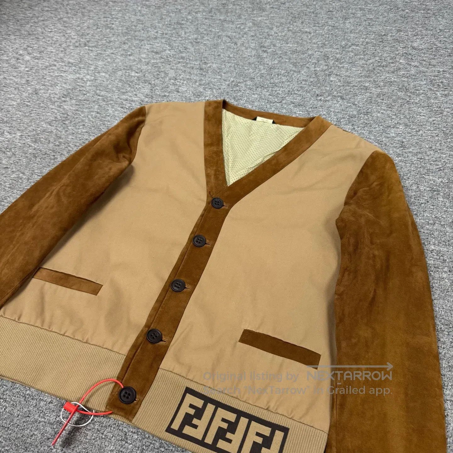 Fendi FENDI SIZE 48 Leather patchwork Karlson jacket| Size M / US 6-8 / IT 42-44 - 3 Thumbnail
