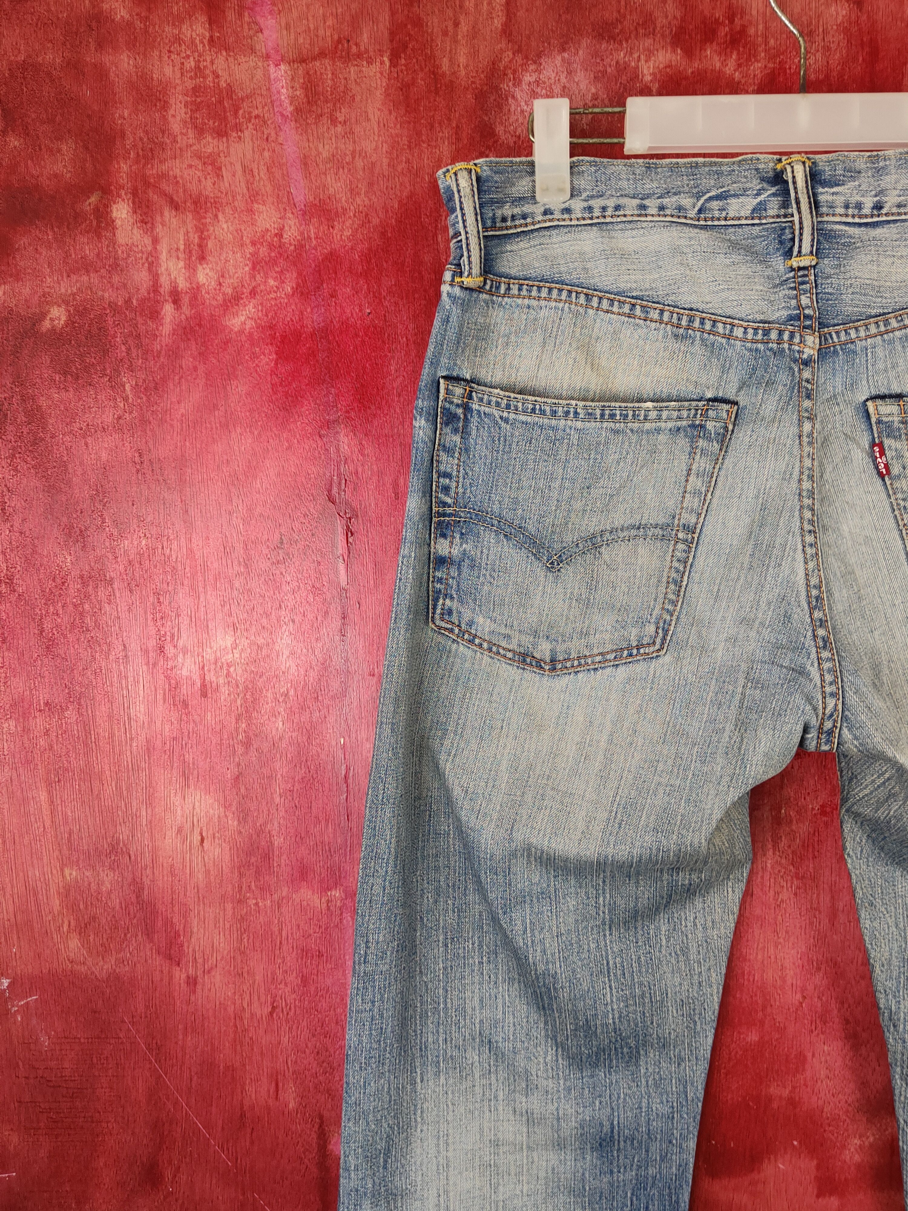 Levi's Levi's Blue Faded Distressed Ripped Jeans #S1668 Size US 34 / EU 50 - 10 Thumbnail