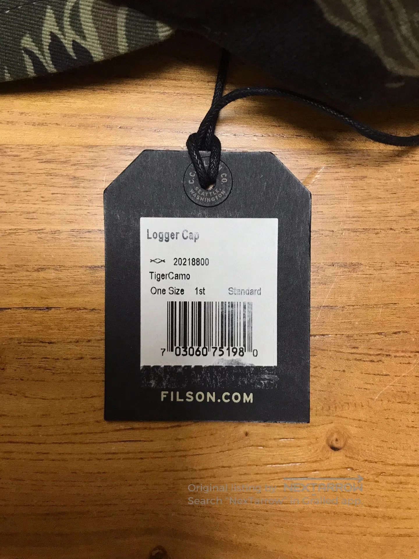 Filson Filson Tiger Camo Baseball Cap. Size ONE SIZE - 7 Thumbnail