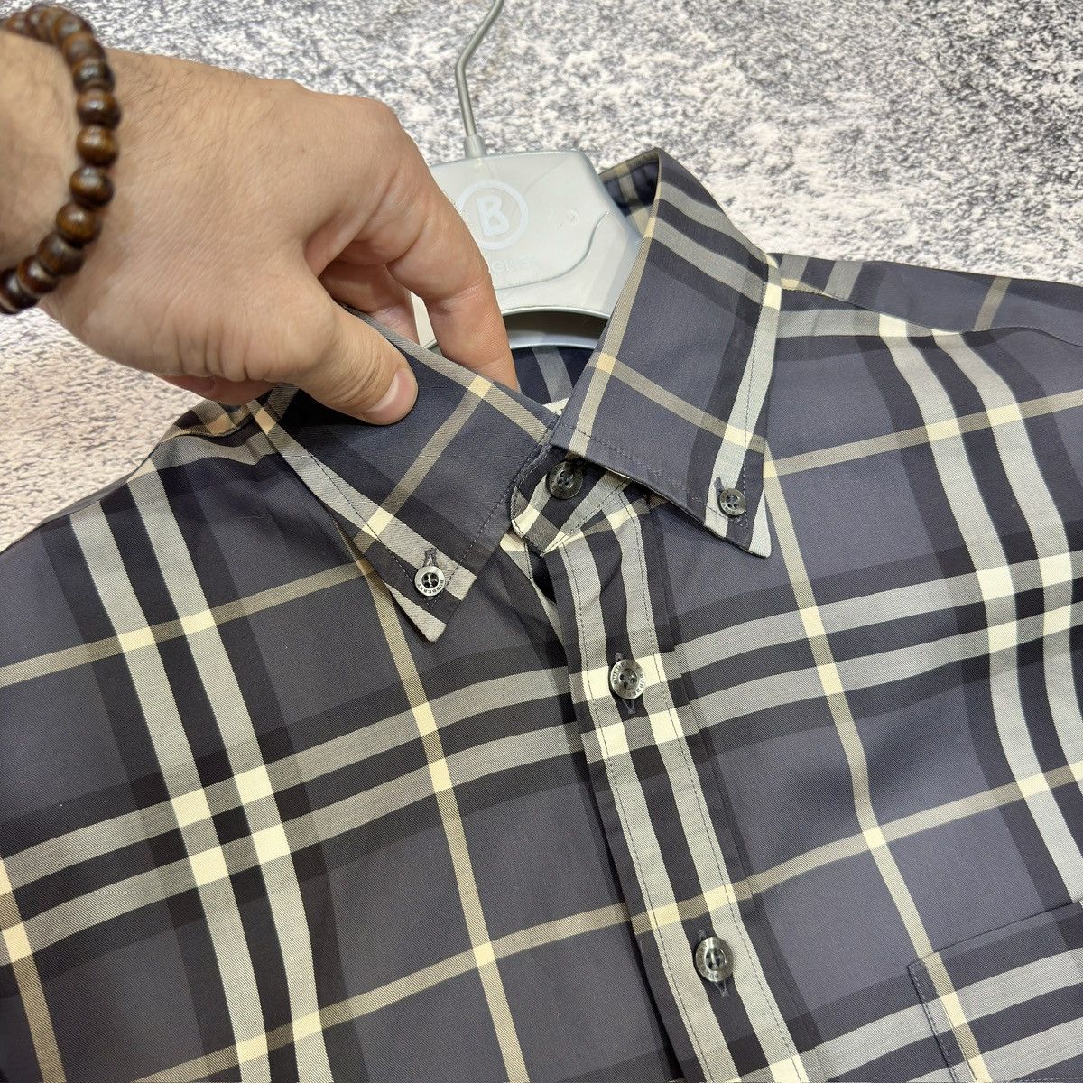 Burberry Burberry Mens Cotton Shirt M size Size US M / EU 48-50 / 2 - 7 Thumbnail