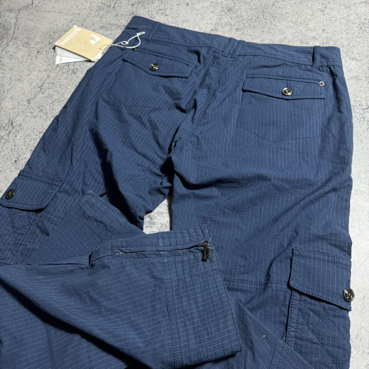 John Galliano NEW Galliano 00s Rare Cargo Pants Size 26" / US 2 / IT 38 - 4 Thumbnail