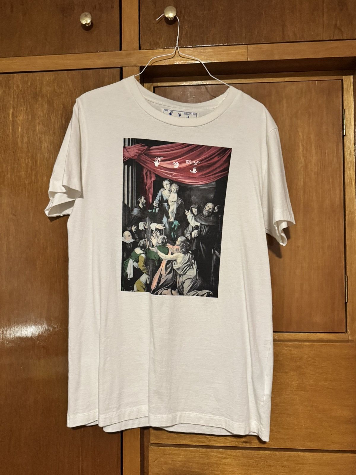 Off-White Regular Fit Caravaggio Painting T-Shirt