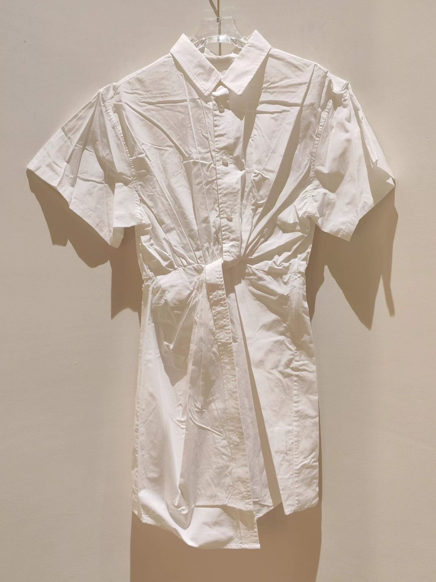 Alexander Wang Alexander Wang Twisted Irregular White Shirt Size XS / US 0-2 / IT 36-38 - 1 Thumbnail