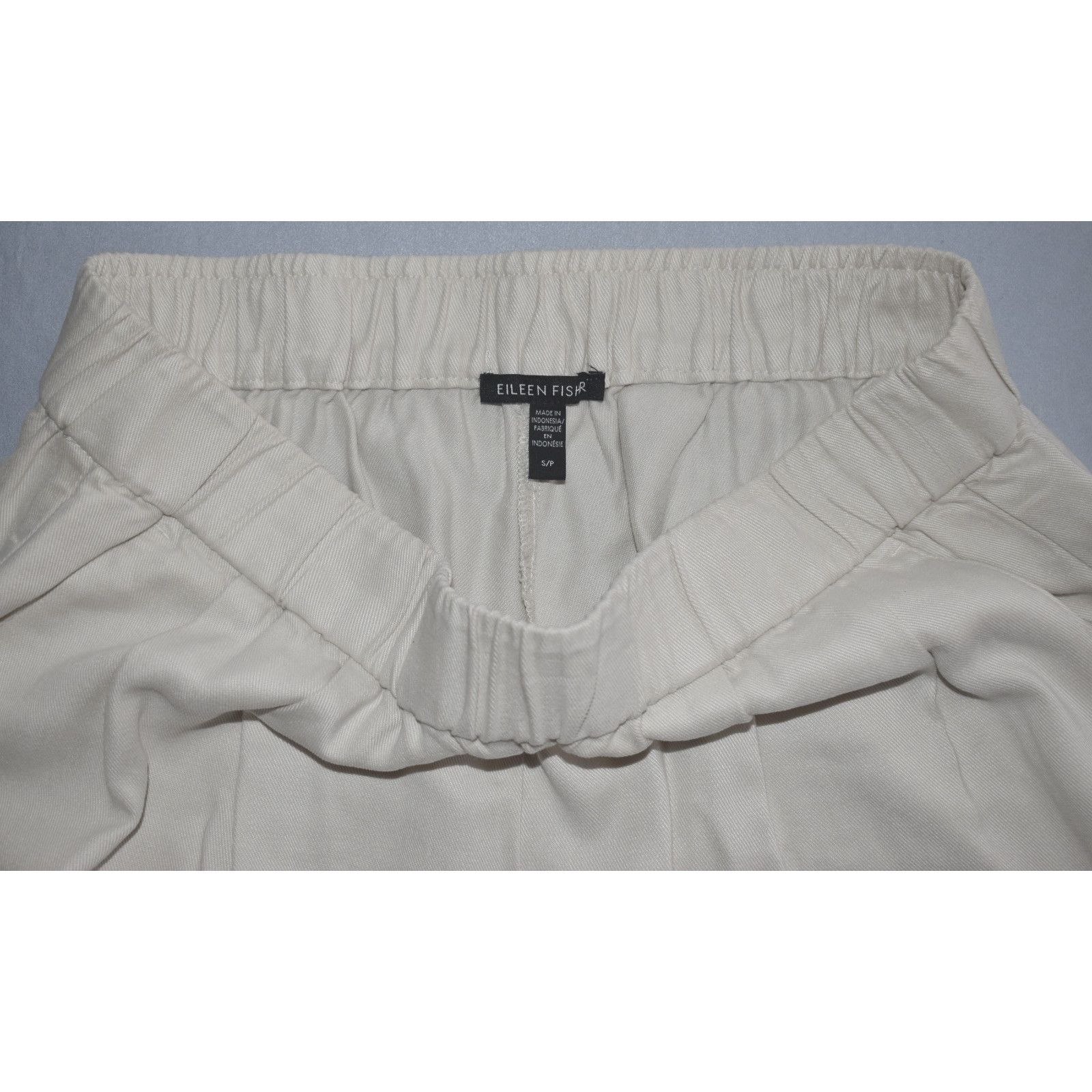 Eileen Fisher EILEEN FISHER Beige Tencel Pleated Slash Pocket Pants Sz S/P Size 27" / US 4 / IT 40 - 4 Thumbnail