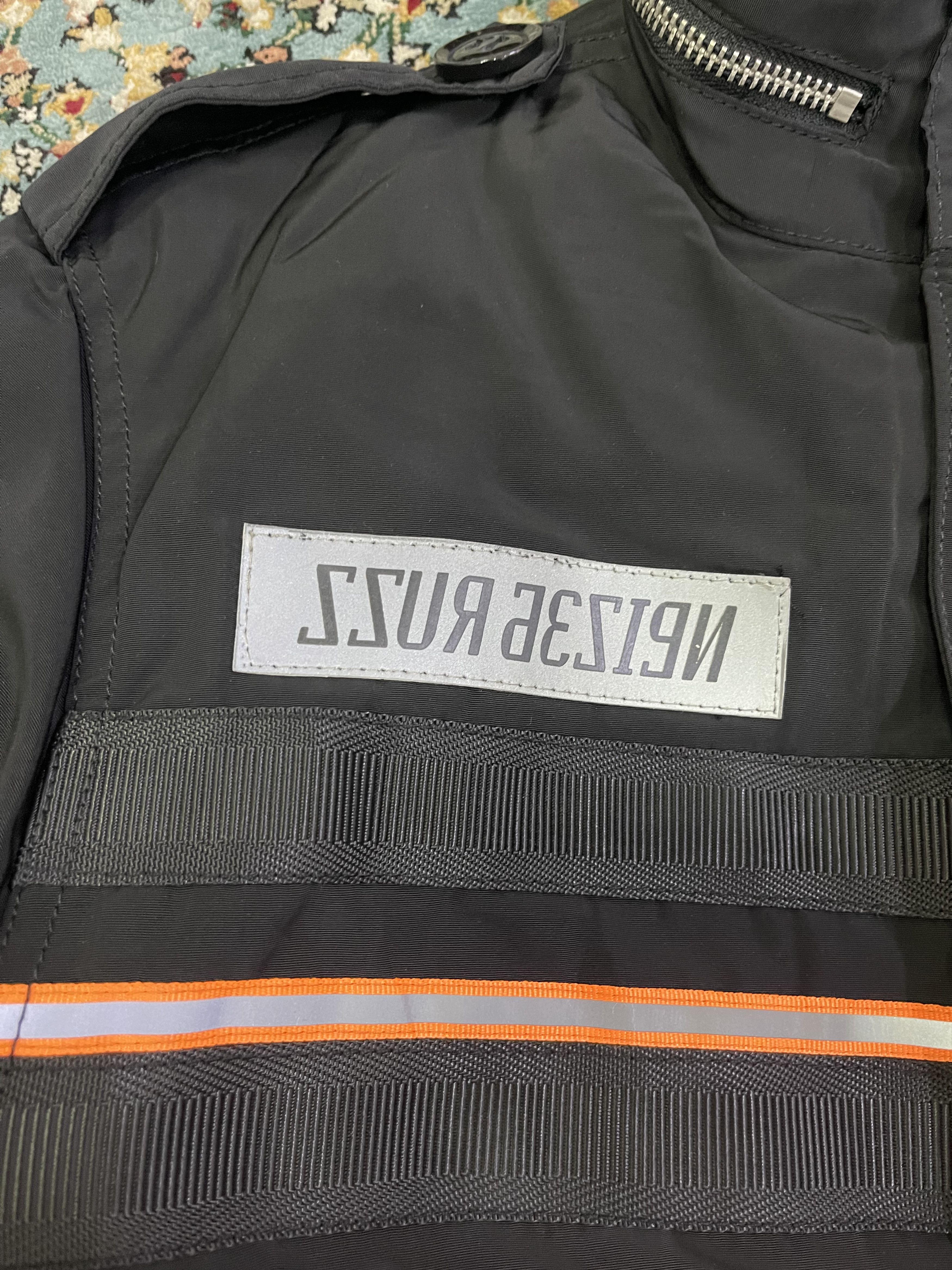 SSUR AW18 SSUR Safety Reflector Puffer Jacket “Make Love Not War” Size US M / EU 48-50 / 2 - 4 Thumbnail