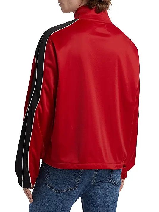 Nahmias os11x0326 Contrast-Trim Track Jacket in Red/Black Size US XL / EU 56 / 4 - 4 Thumbnail