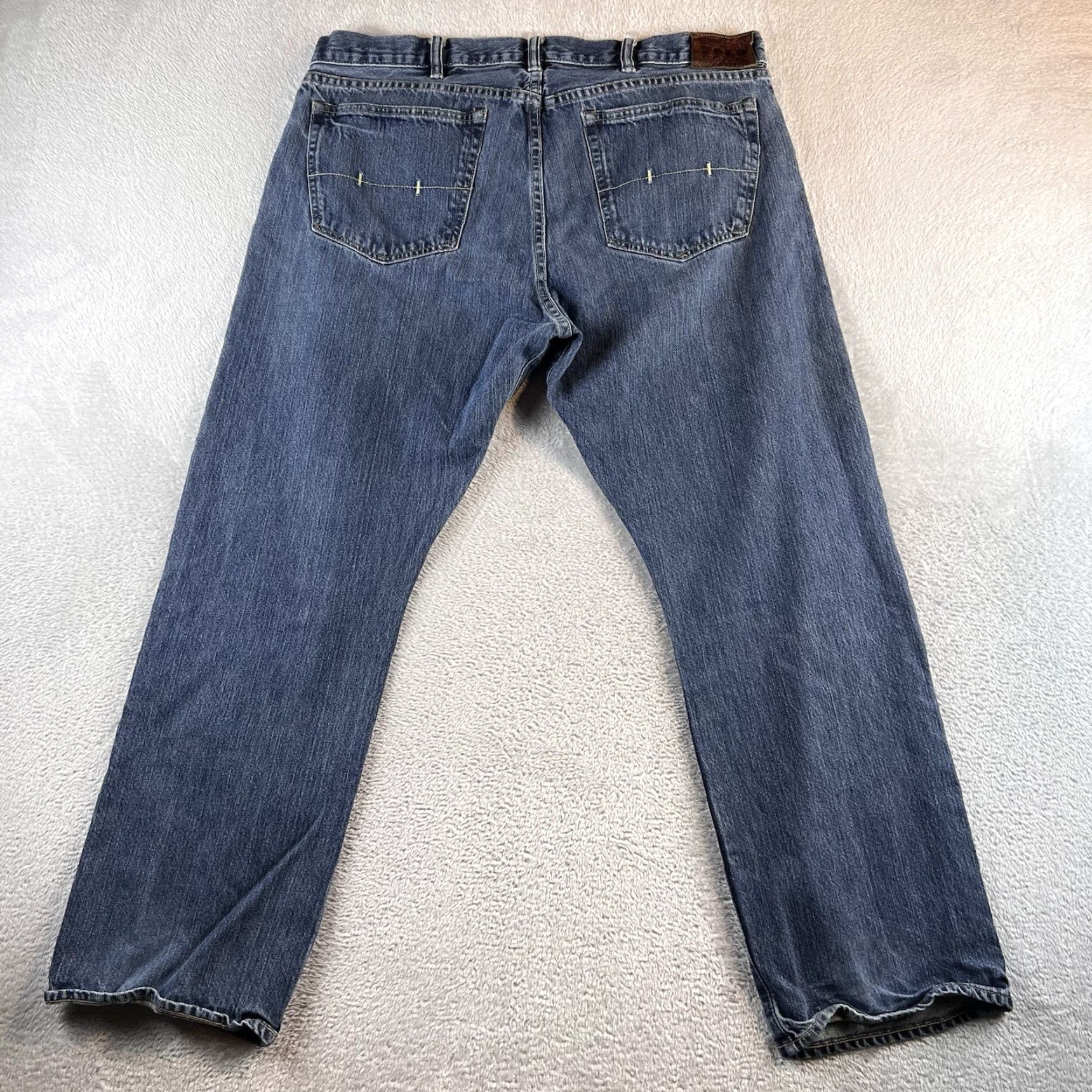Polo Ralph Lauren VINTAGE Polo Ralph Lauren Jeans Mens 38x32 Blue Classic Fit 867 Straight Denim 5-Pocket Style Straight 90s Preppy Men Jeans Size US M / EU 48-50 / 2 - 2 Thumbnail