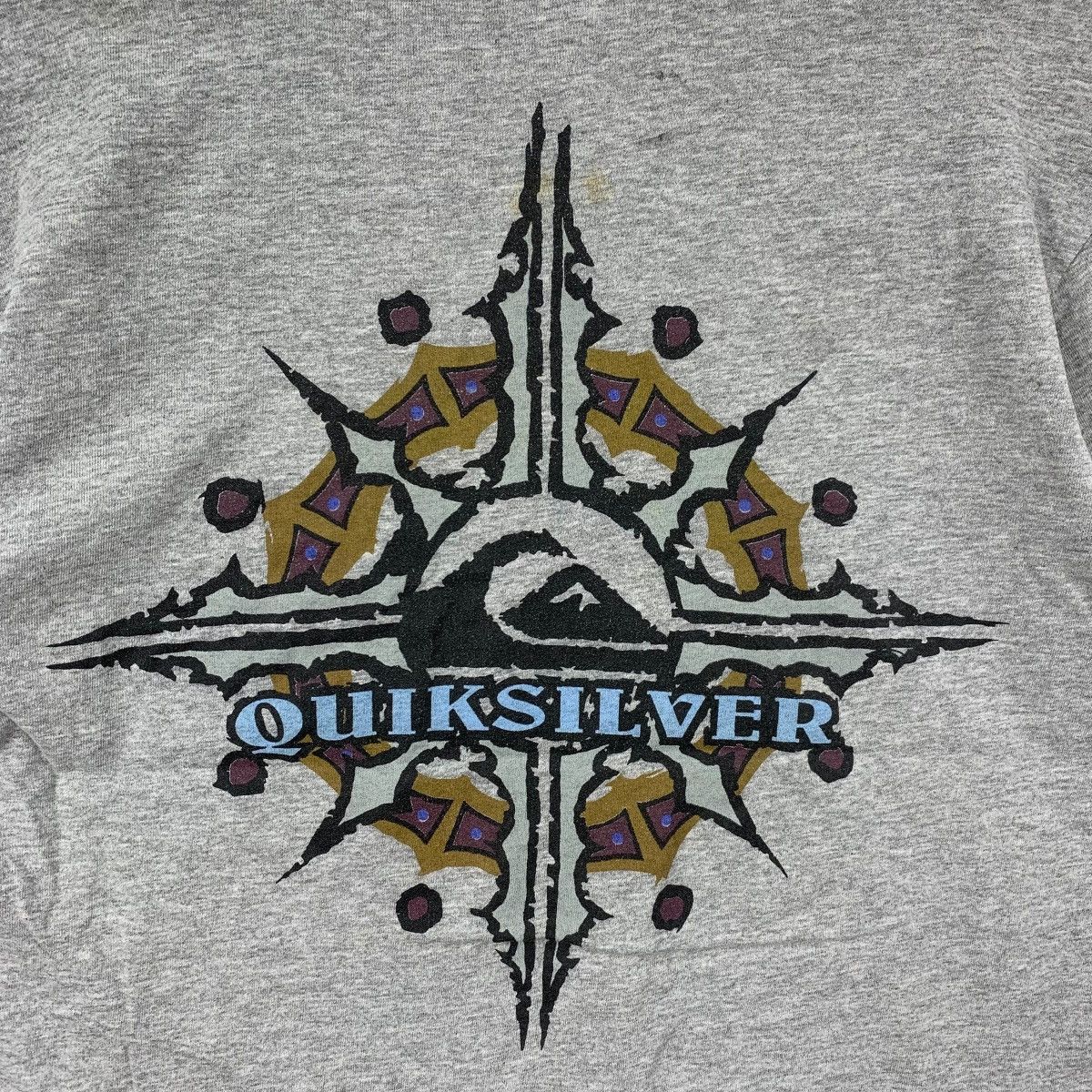 Quiksilver Vintage 90's QUIKSILVER INTERNATIONAL Graphic Surf Tee Shirt Size US M / EU 48-50 / 2 - 2 Thumbnail